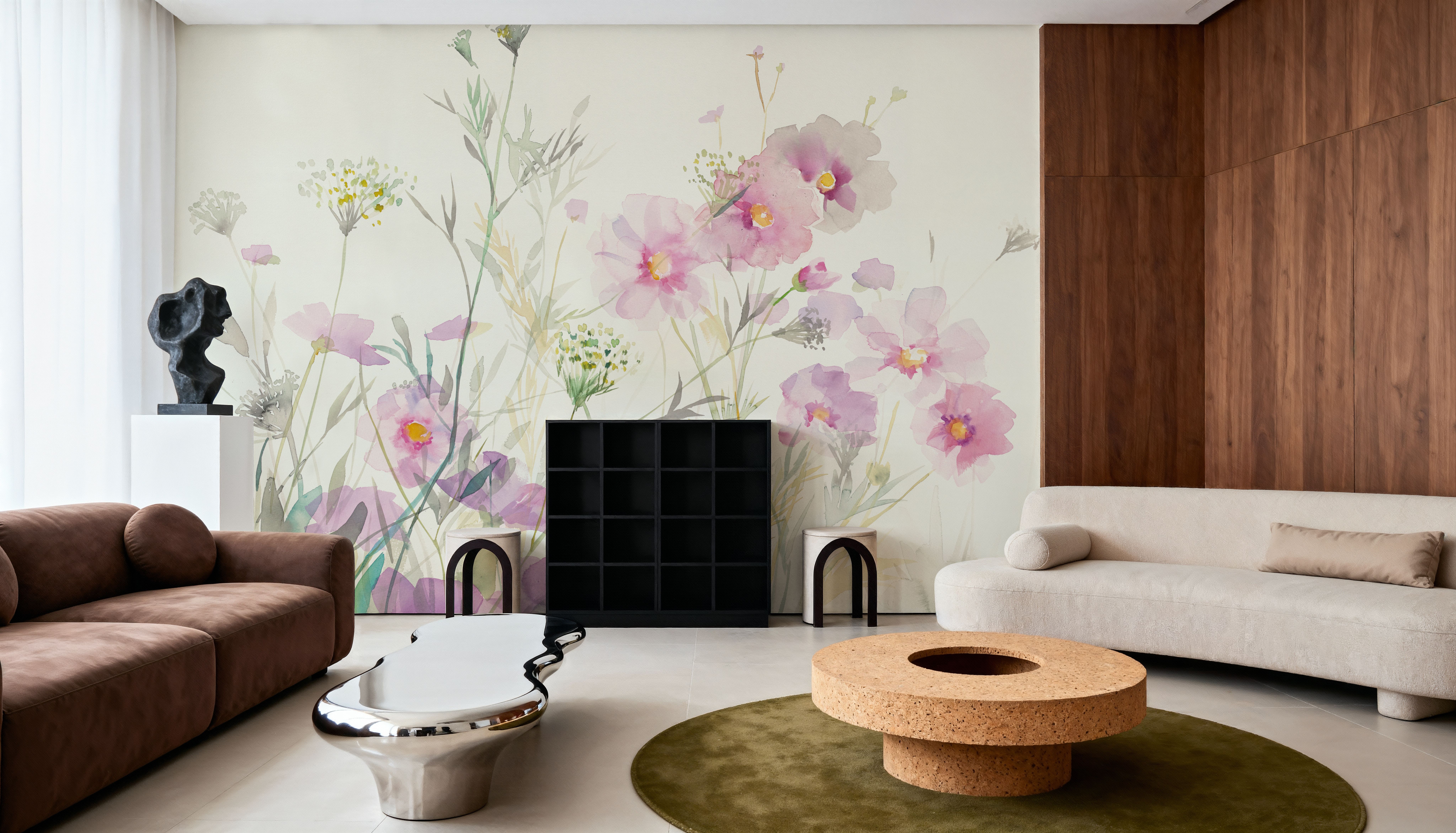 Queen Annes Lace and Cosmos