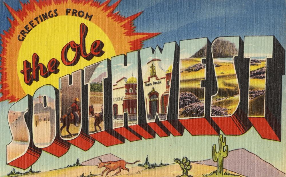 Greetings from the Ole Southwest - Screenprint Postcard