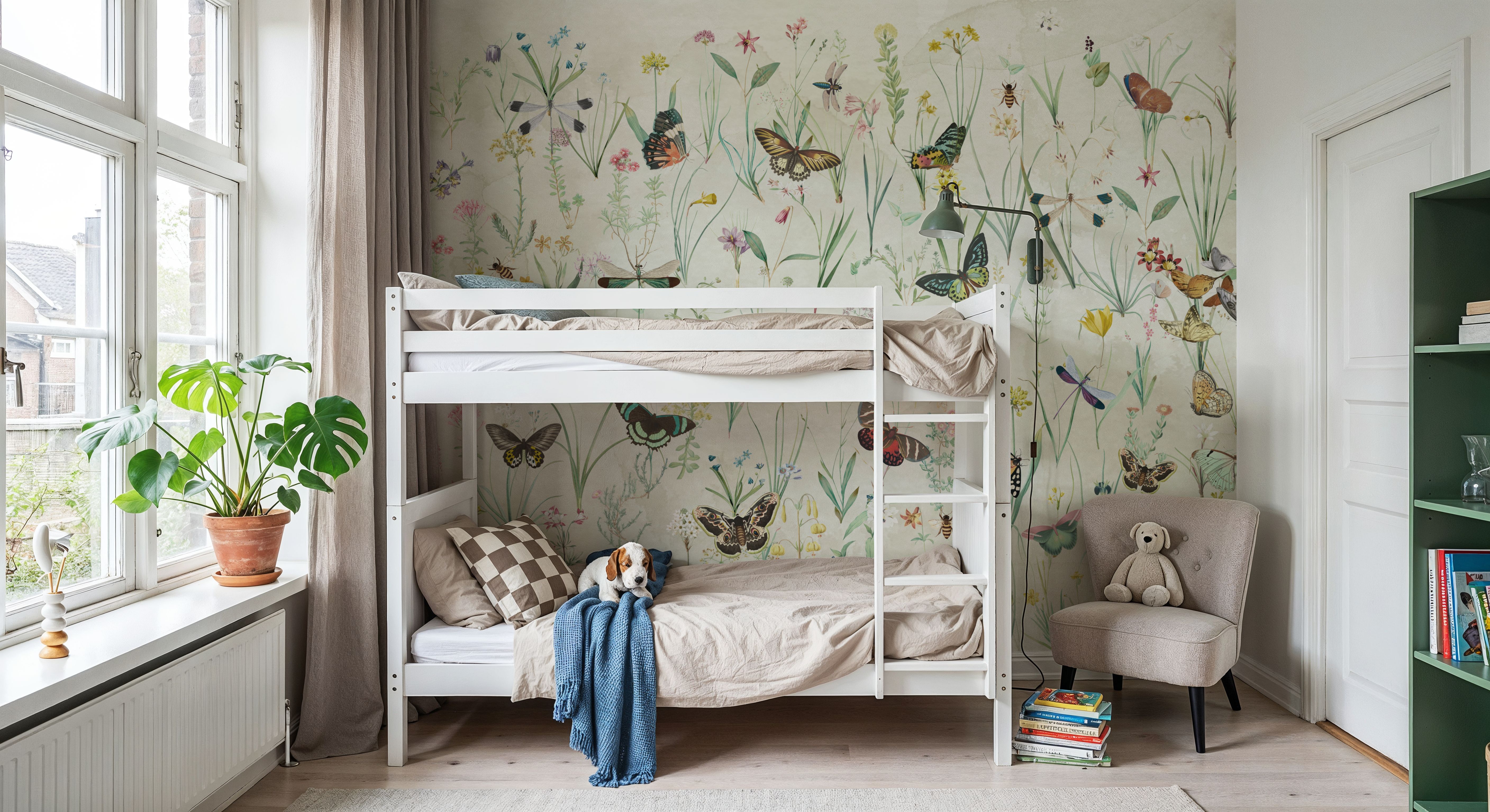 Herbals and Butterflies Green