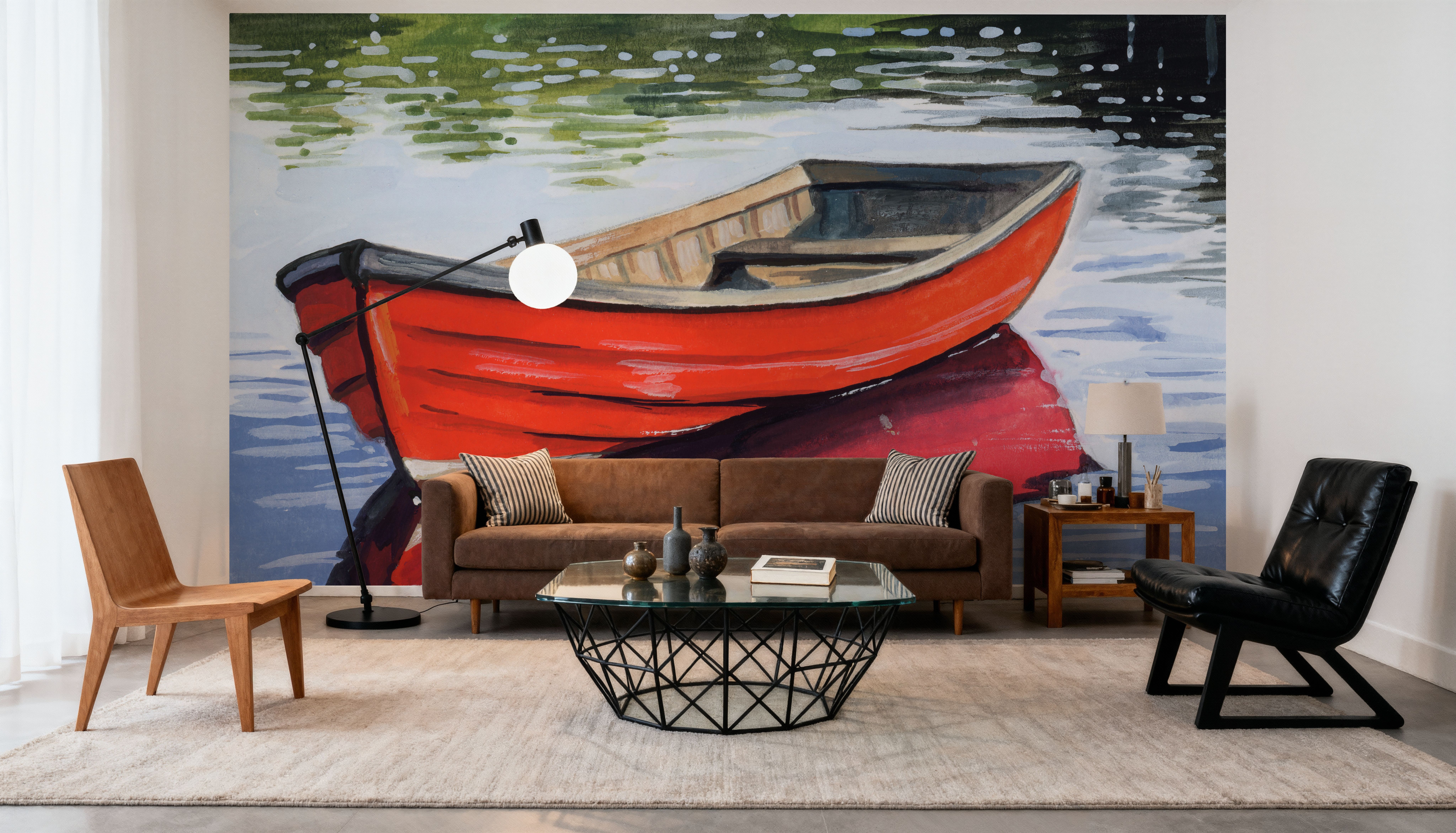 Fishing Boat on Still Water