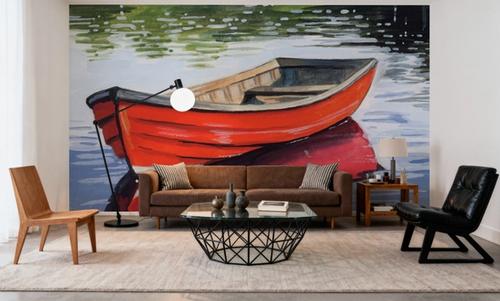 Fishing Boat on Still Water
