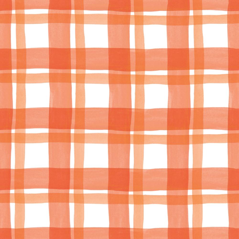 Summer Plaid Orange