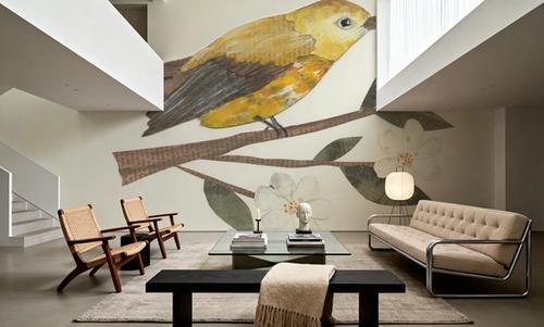 Yellow Paper Bird