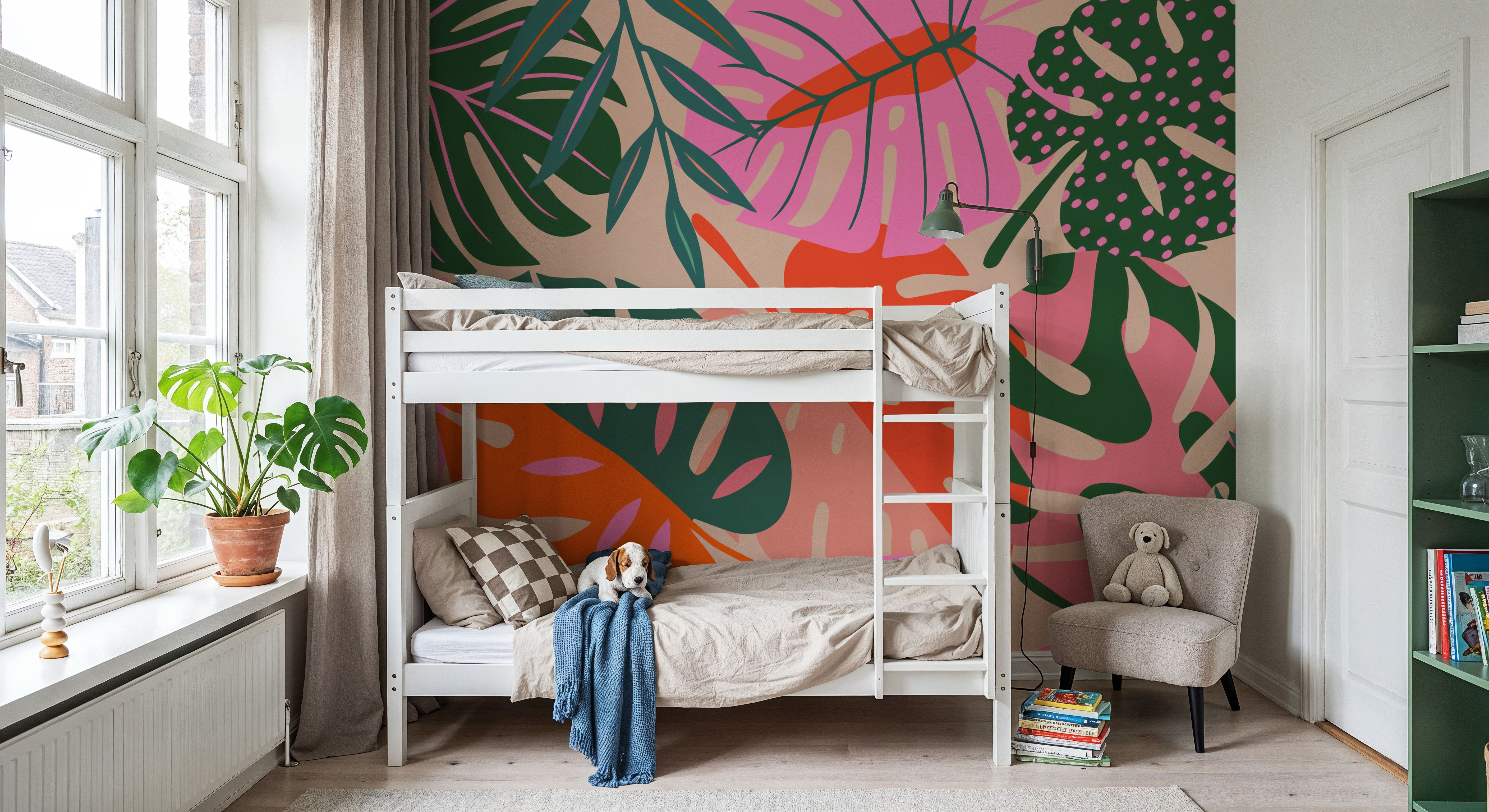 Tropical Mosaic, Wallpaper