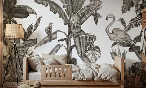 Monkeys With Birds, W&B
