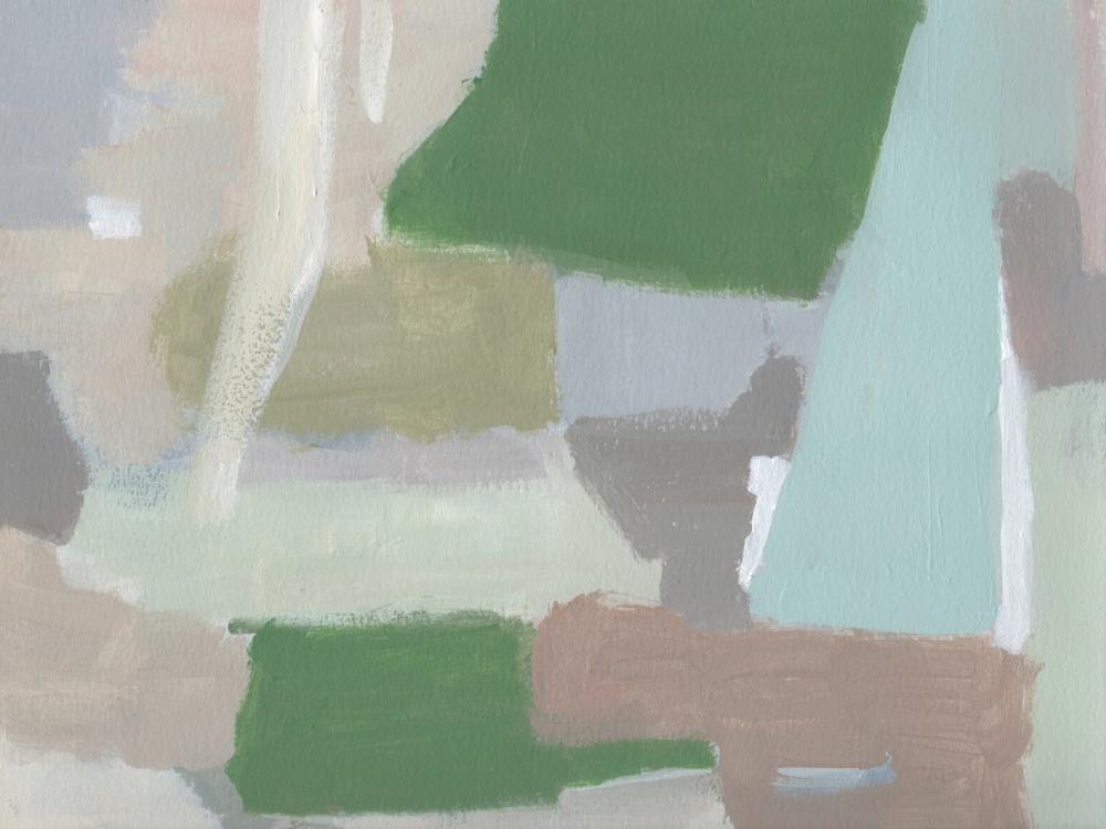 Spring Green Abstract