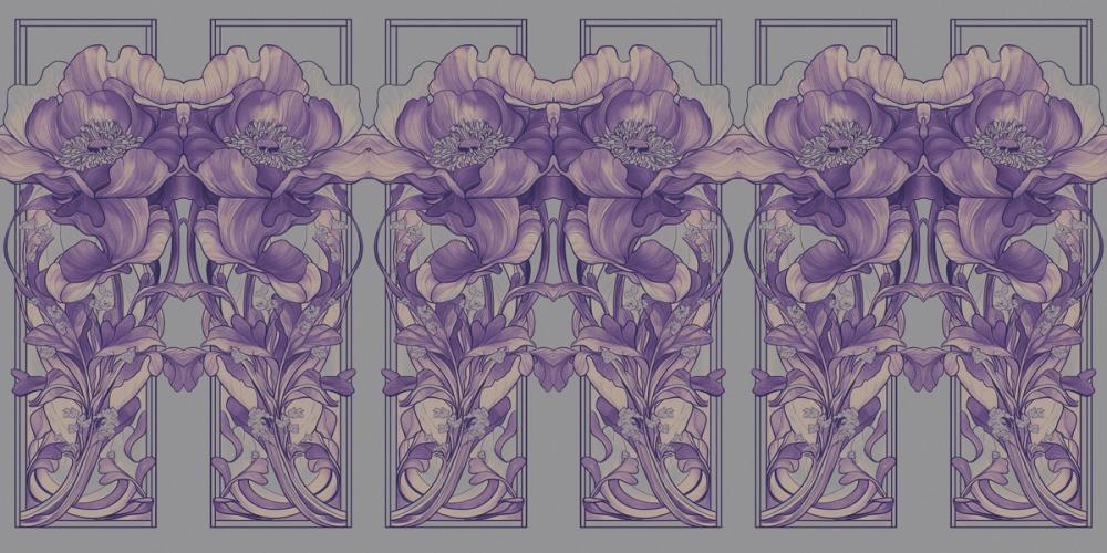 Escaping the Frame Purple