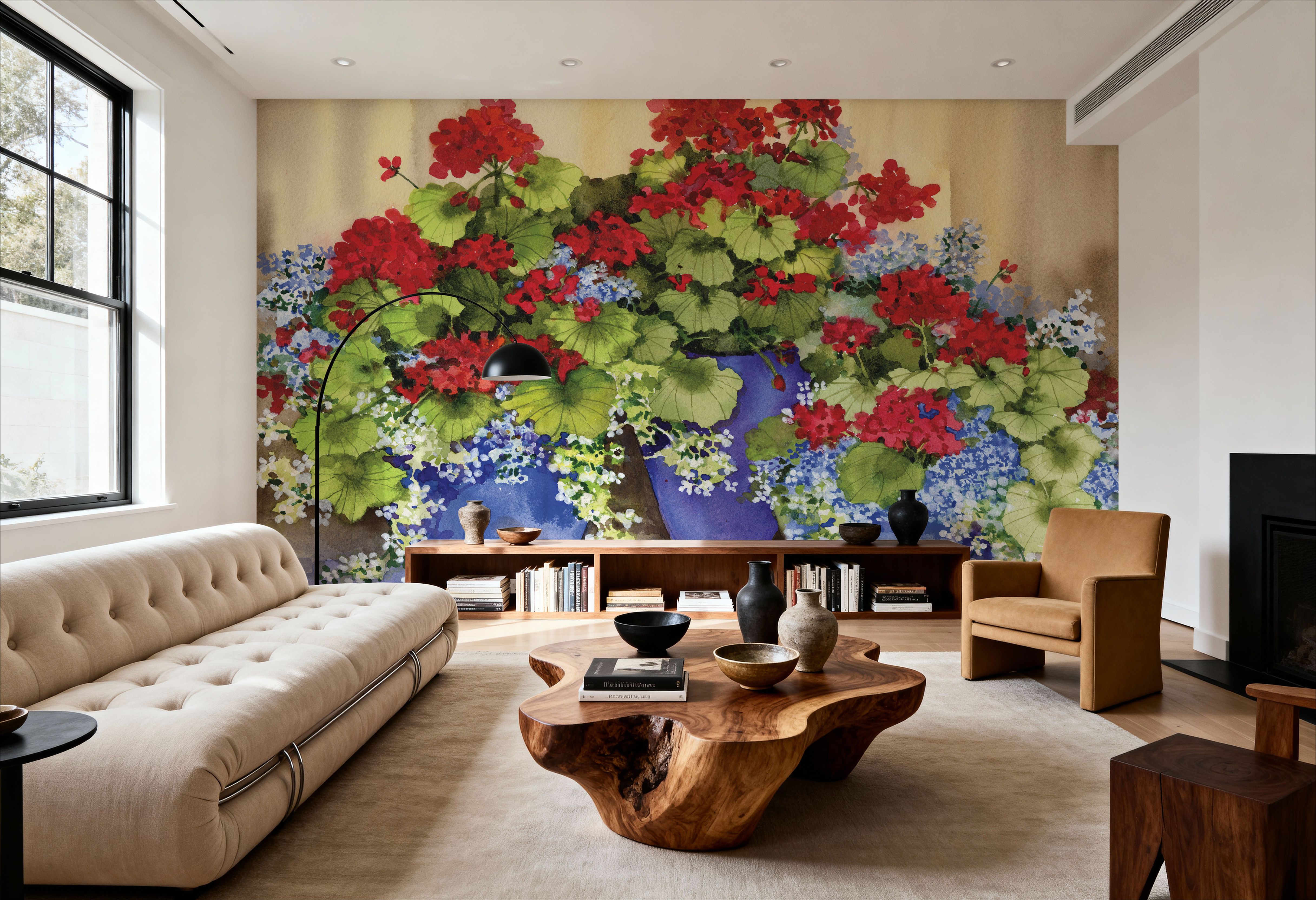 Red Geraniums