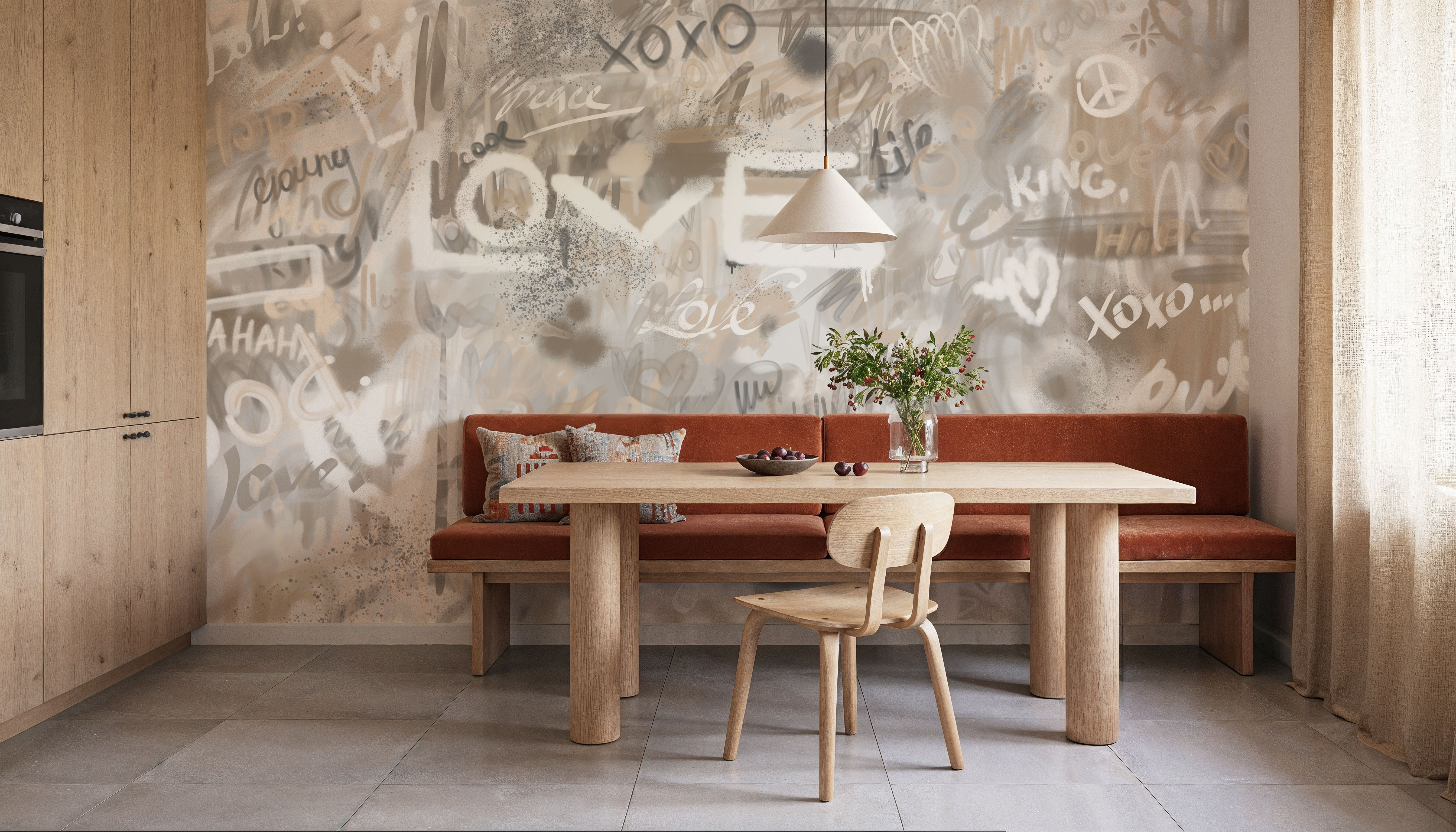 Graffiti Love, Beige