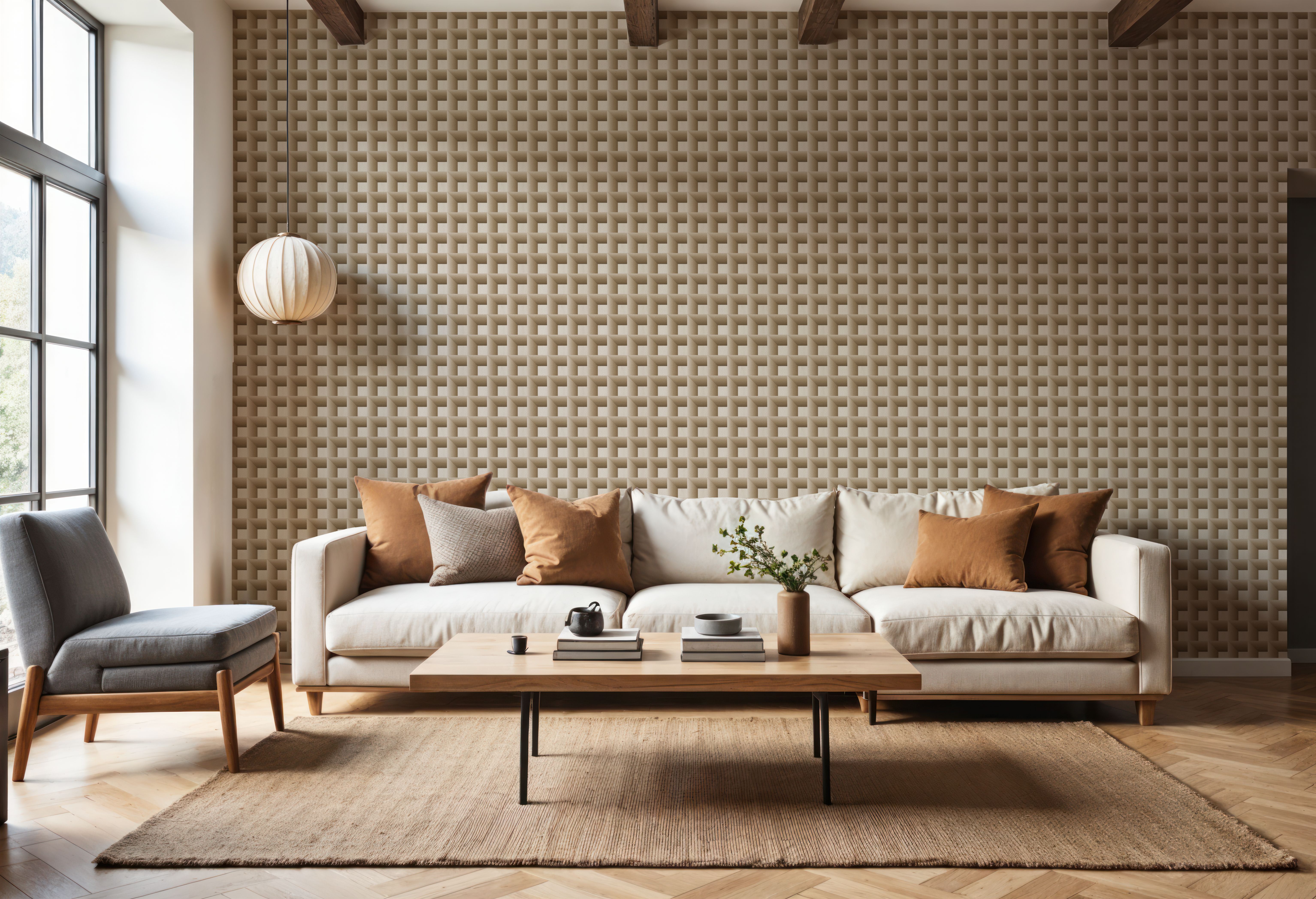 Decorative Cubes, Beige