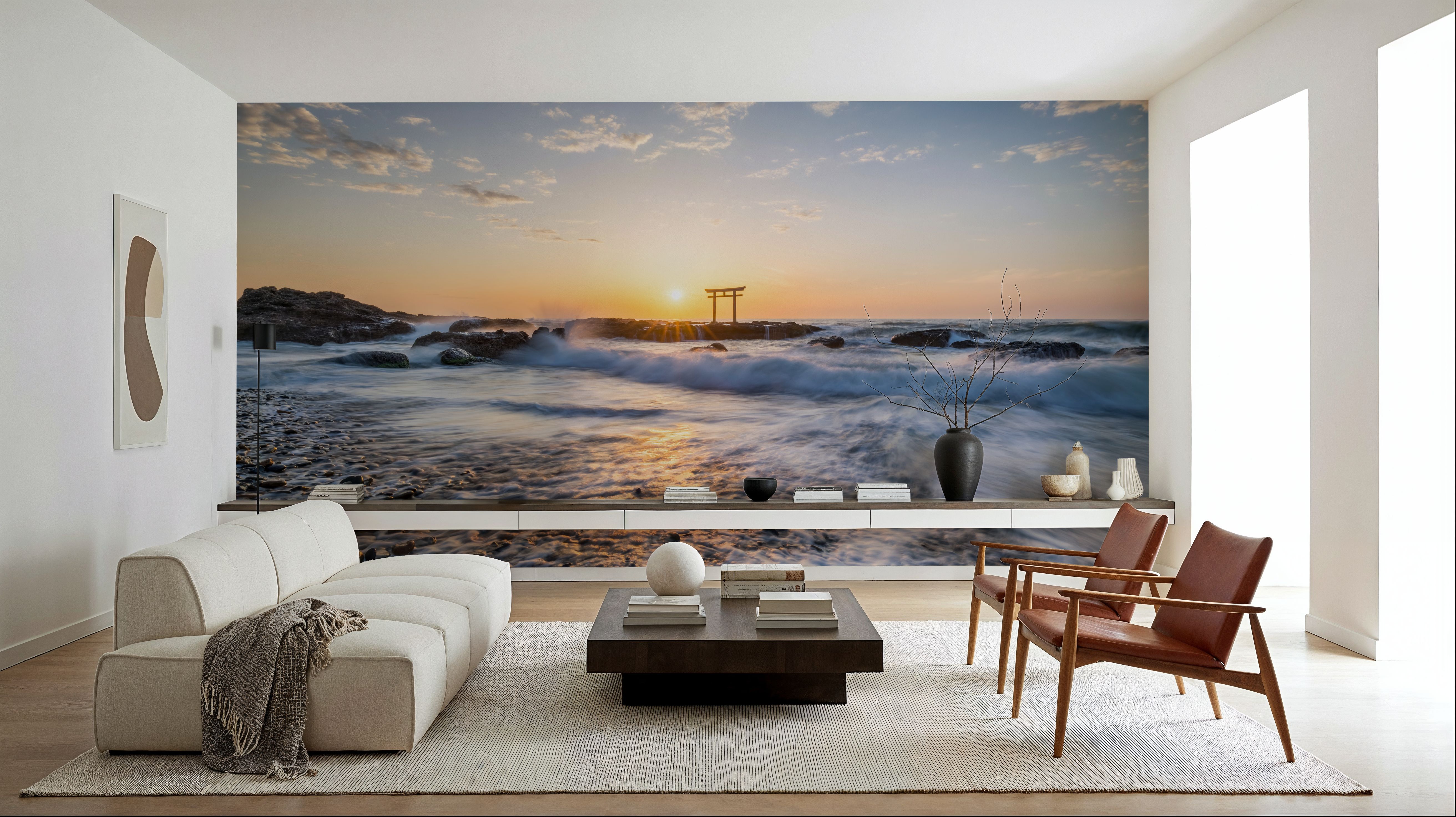 Oarai Isosaki Shrine, Behang