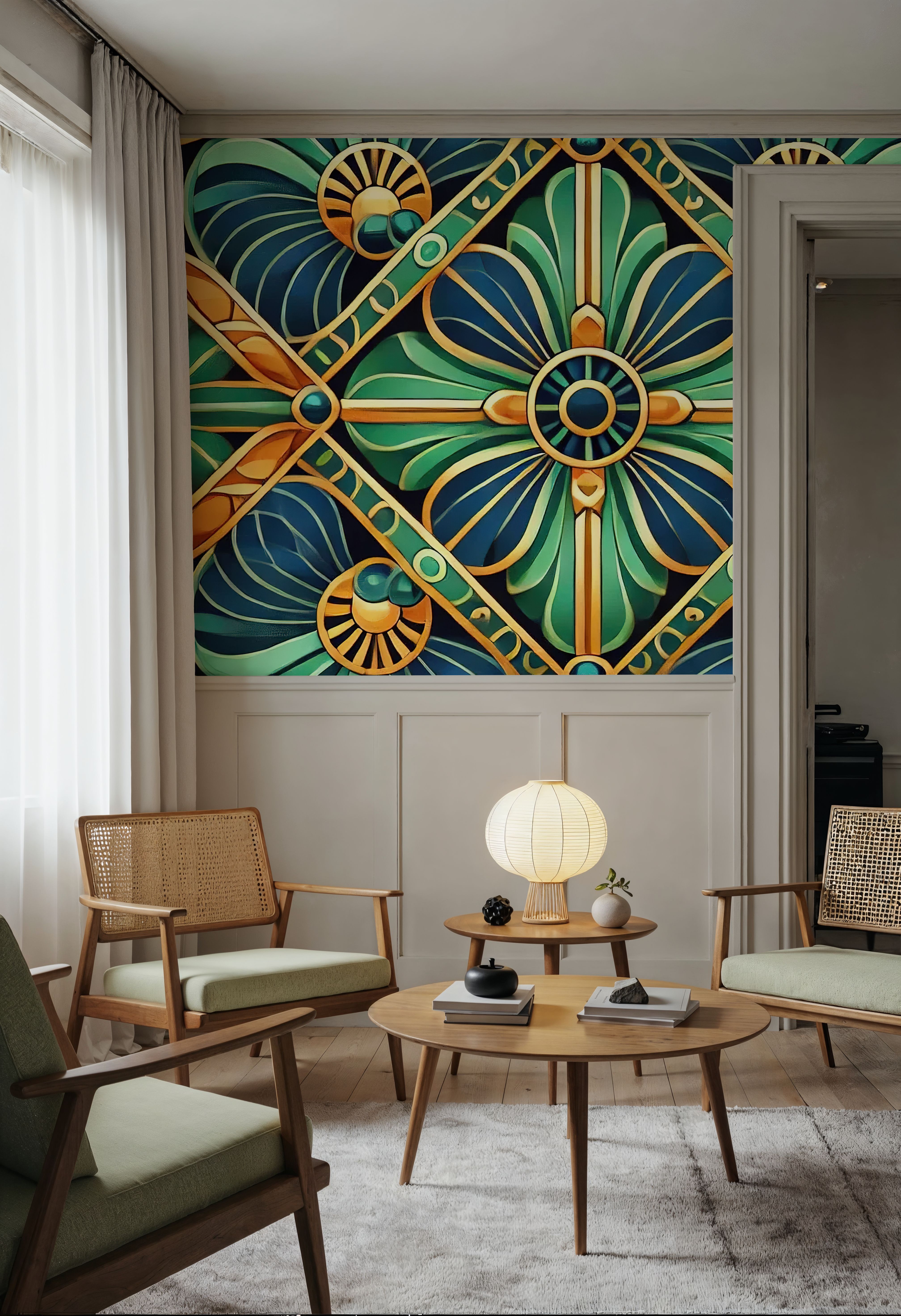 Bold Geometric Art Deco
