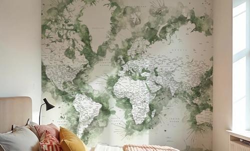 World Map Cities - Shawna