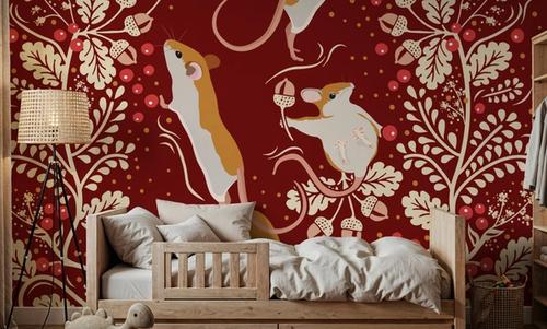 Holiday Mice, Red