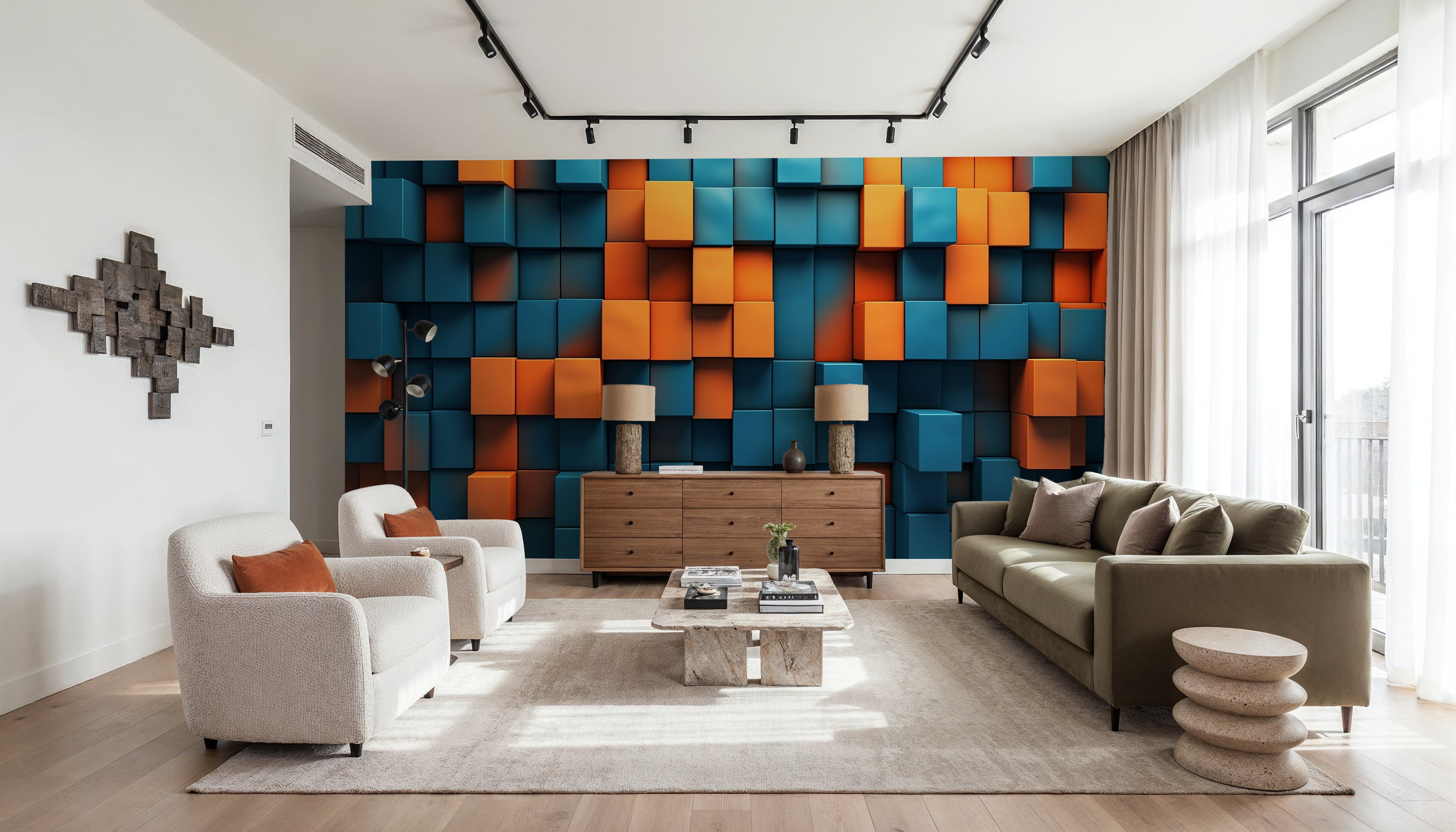 Dancing Bricks, Wallpaper