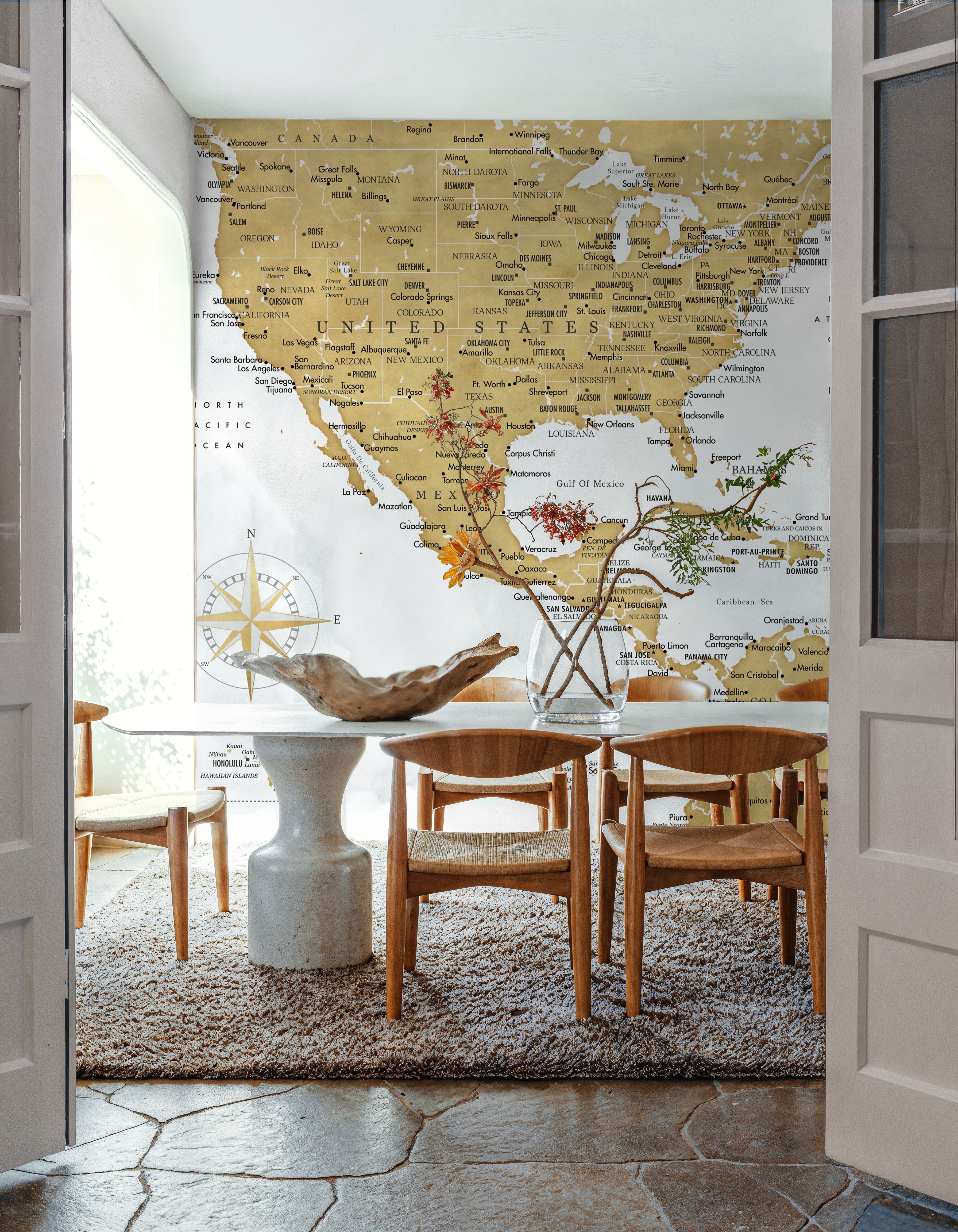 US Mexico Caribbean Map - Rosie Wash