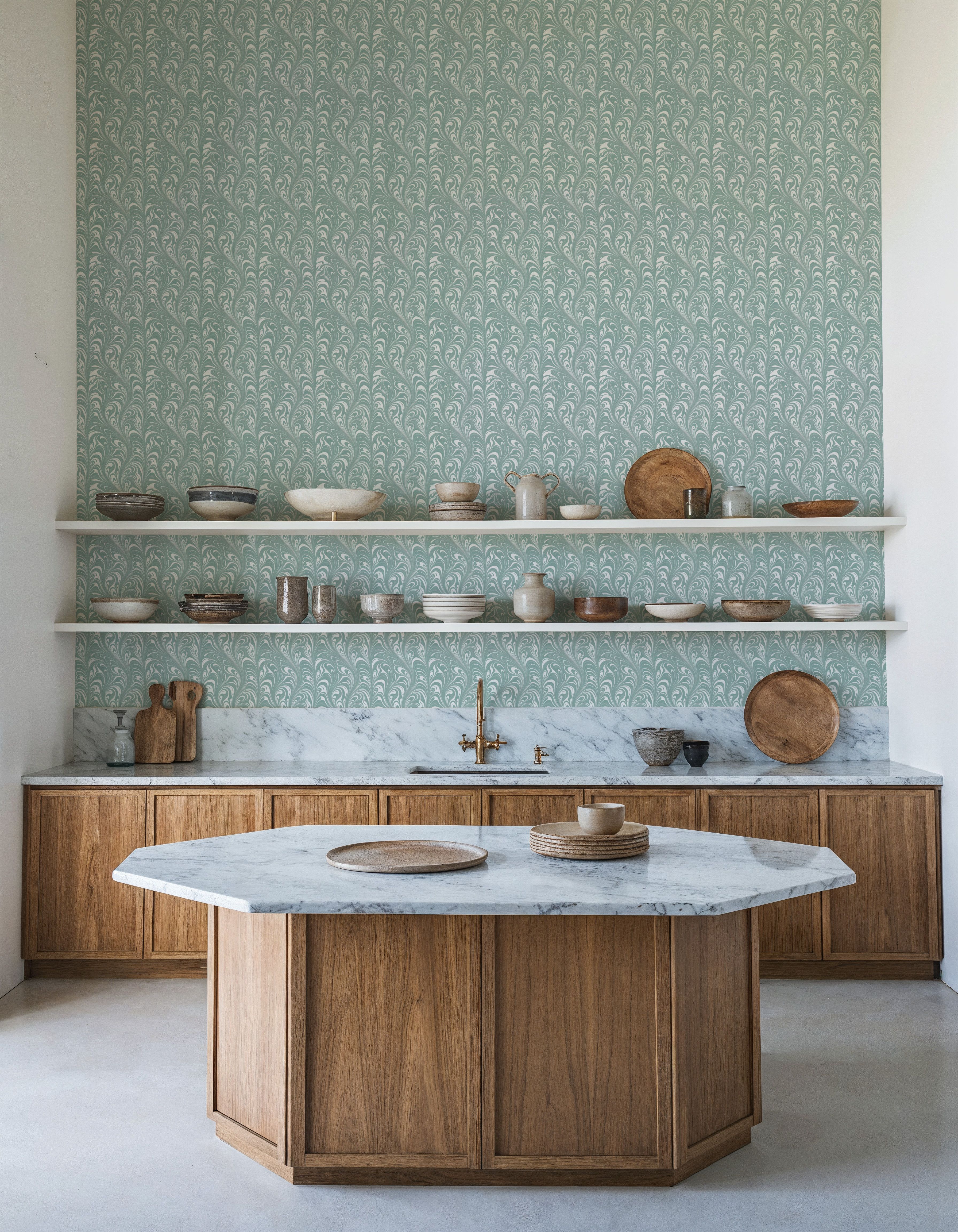 Marbelized Flow, Duck Egg