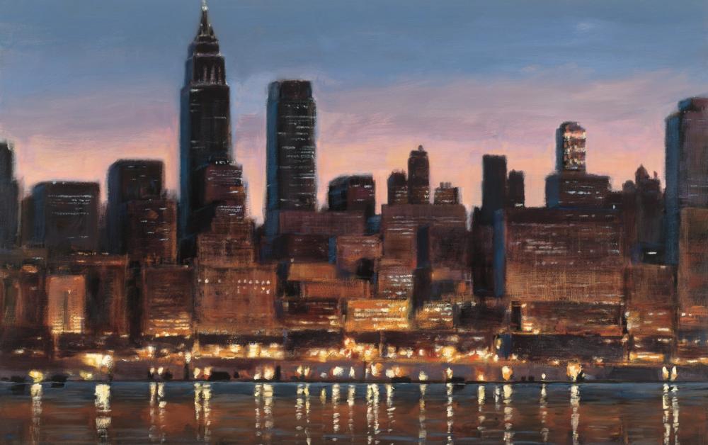 Manhattan Evening Reflection