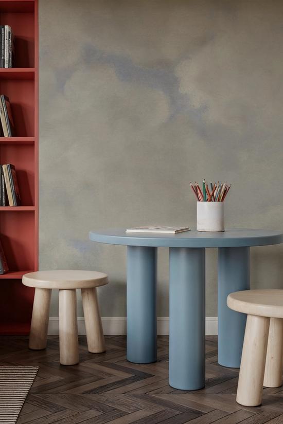 Painted Dreamy Clouds, Vintage