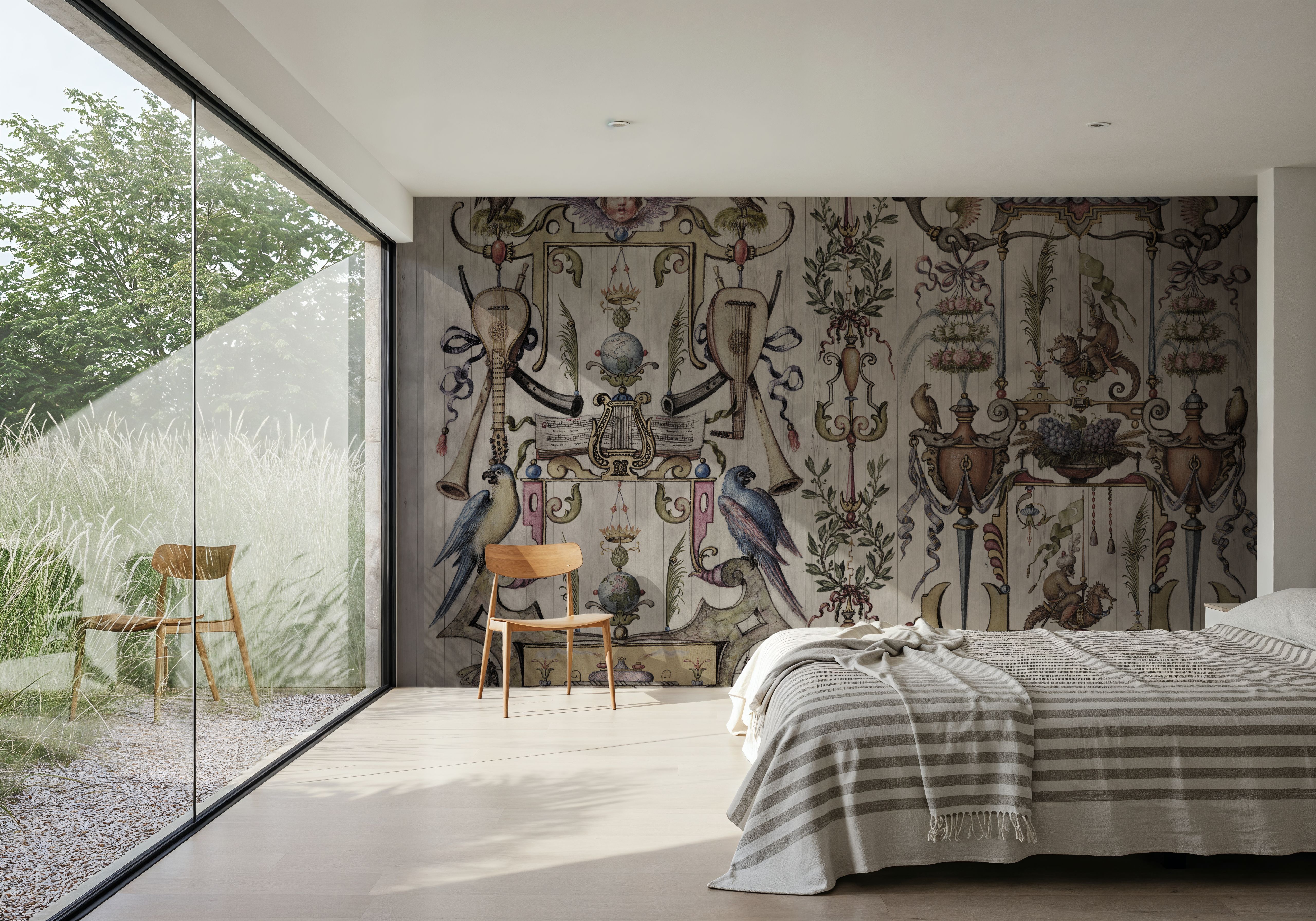 Cabinet of Curiosities, Wallpaper