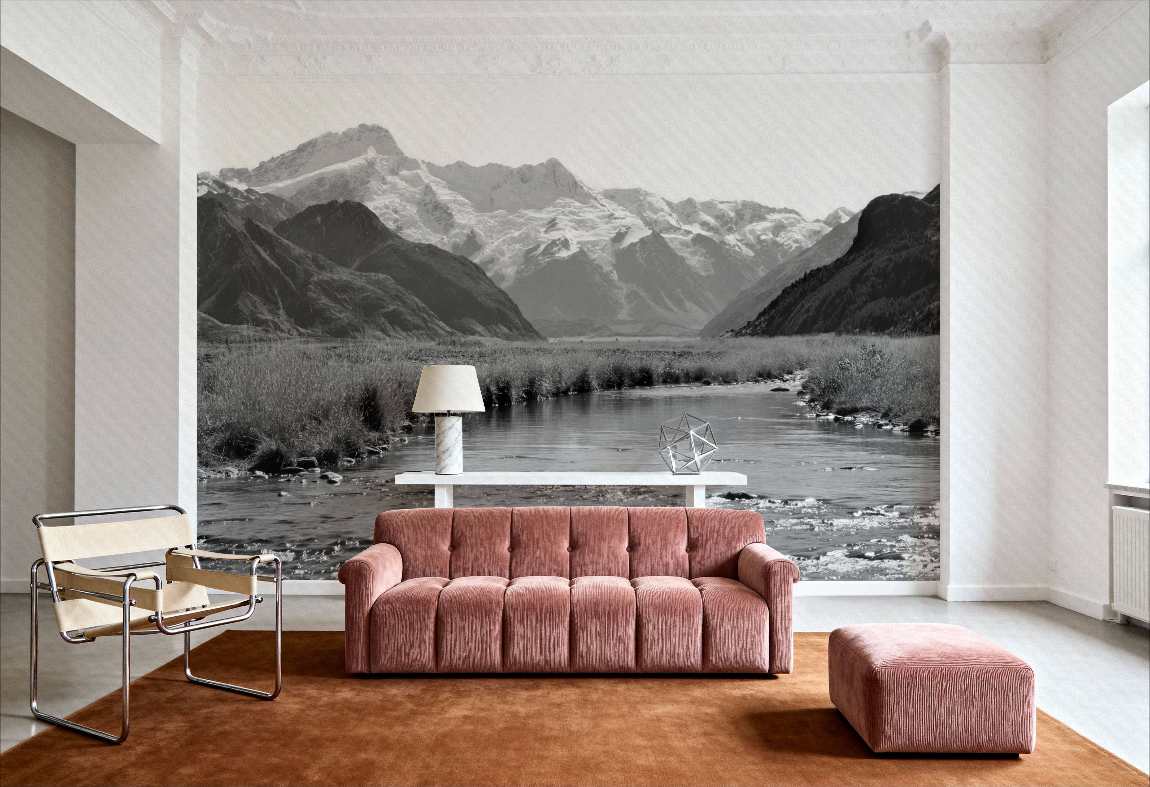 Mountain Stream Serenity, Wallpaper