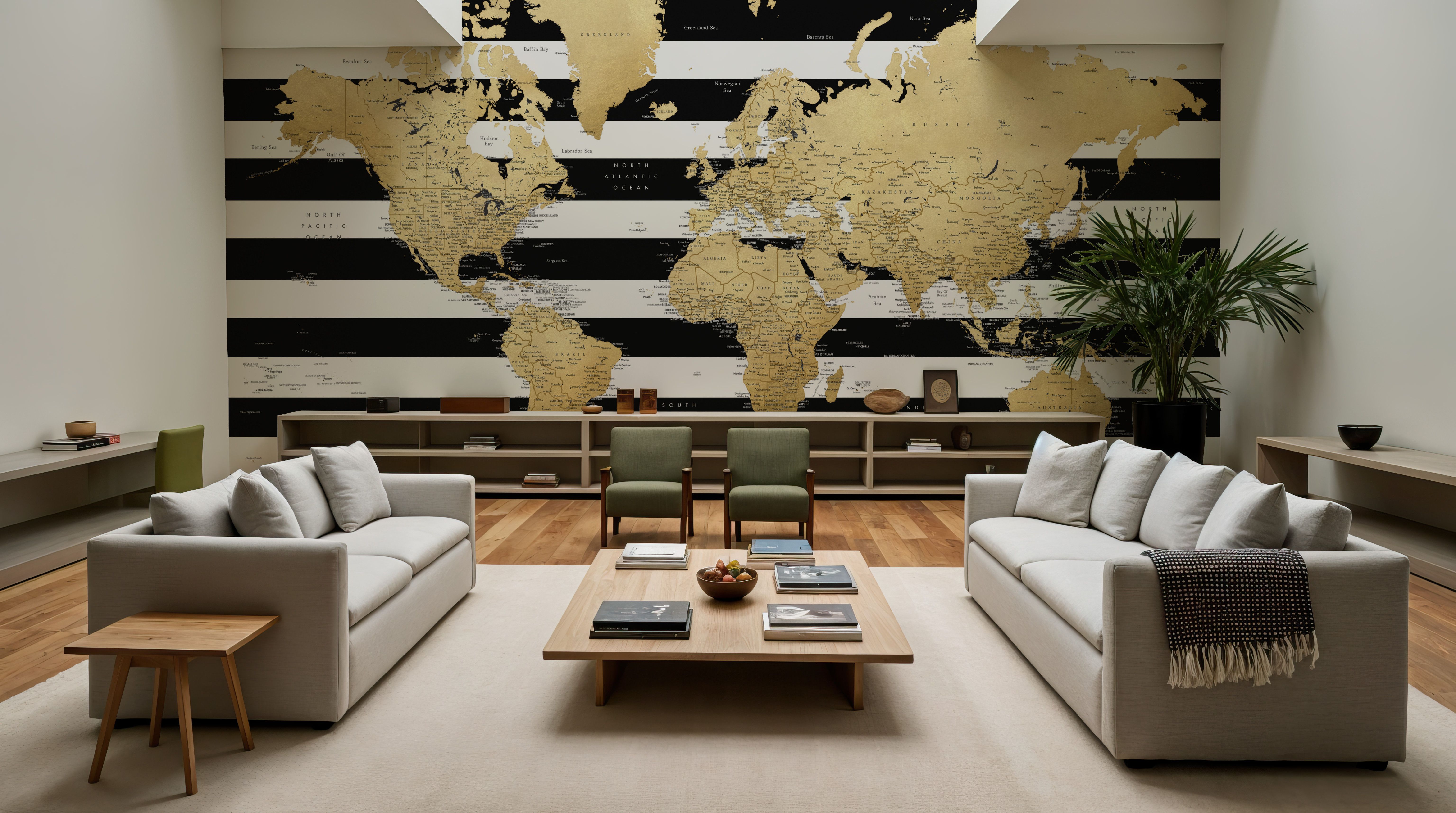 World Map Cities - Harper