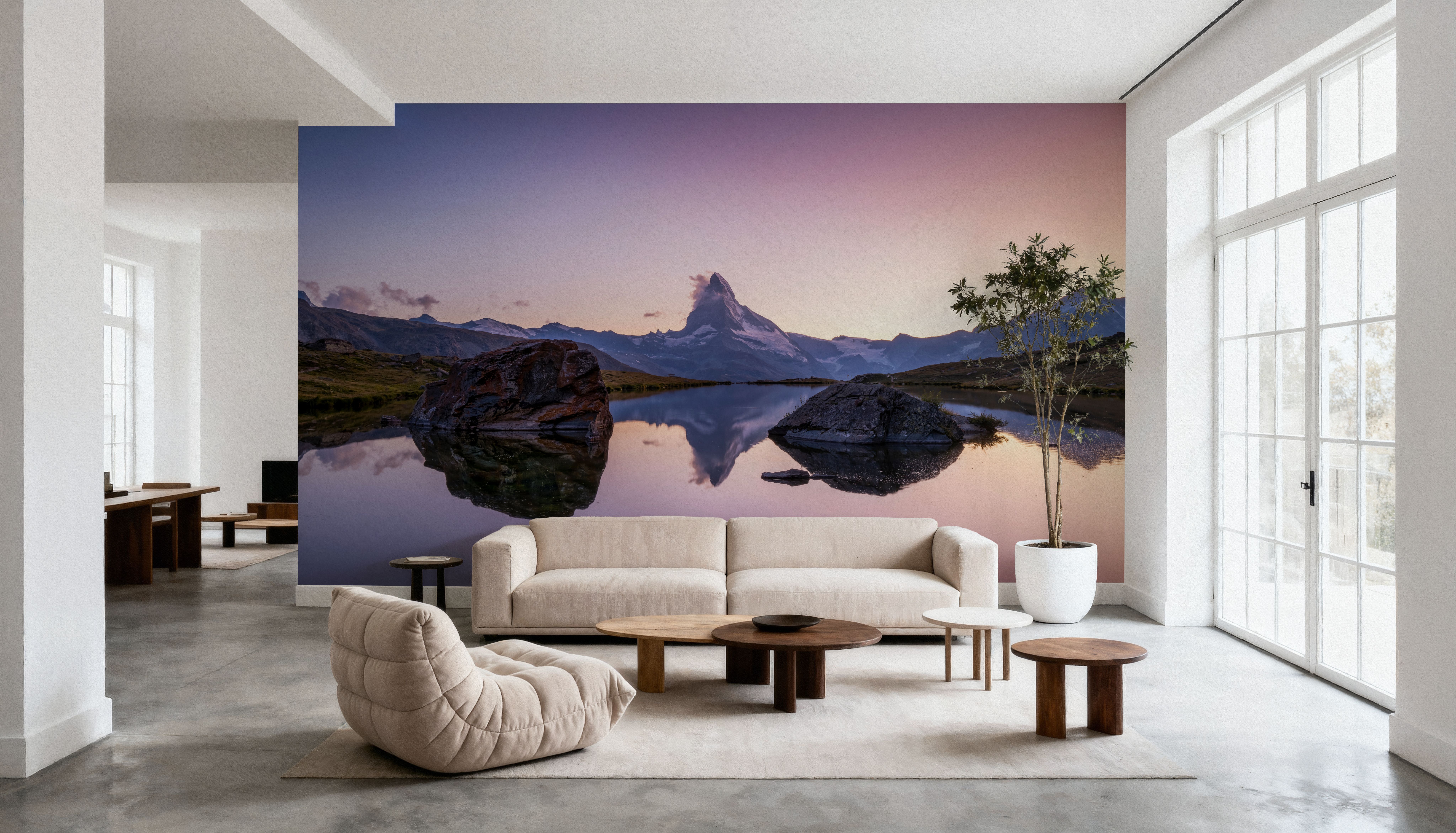 Matterhorn Reflections Pink