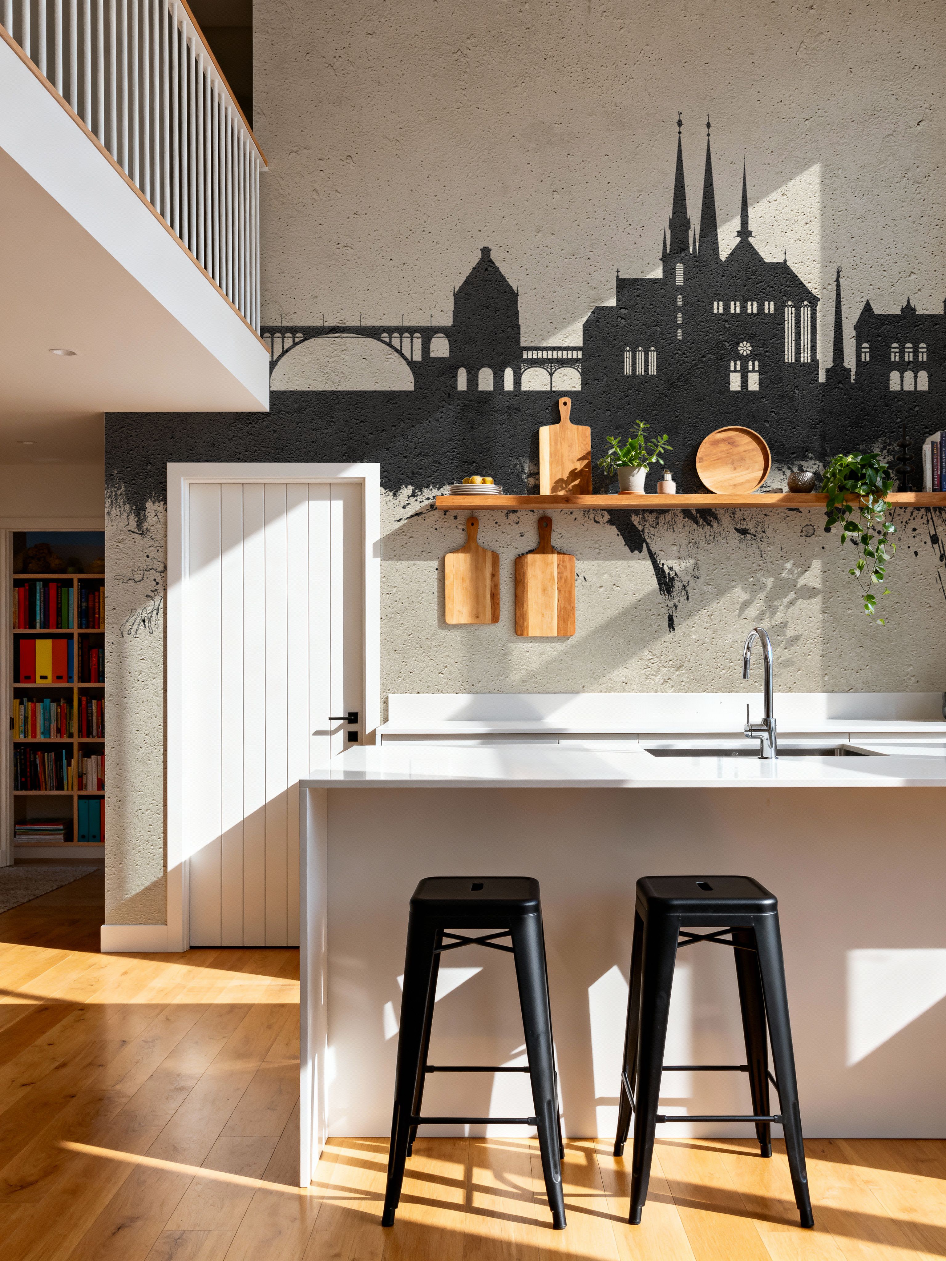 Luxembourg City Skyline Concrete