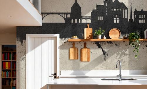 Luxembourg City Skyline Concrete
