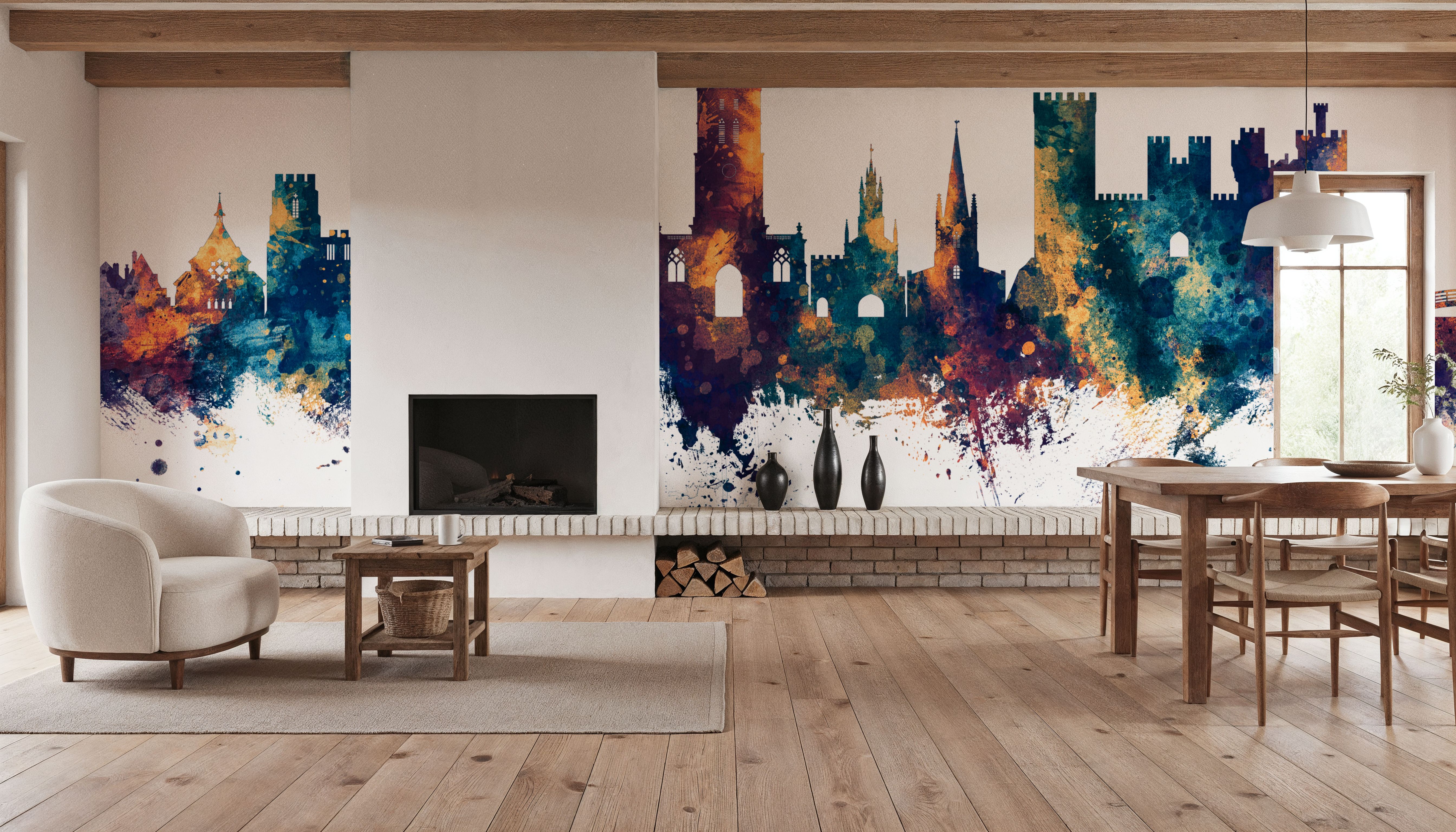 Warwick England Skyline Blue & Bronze