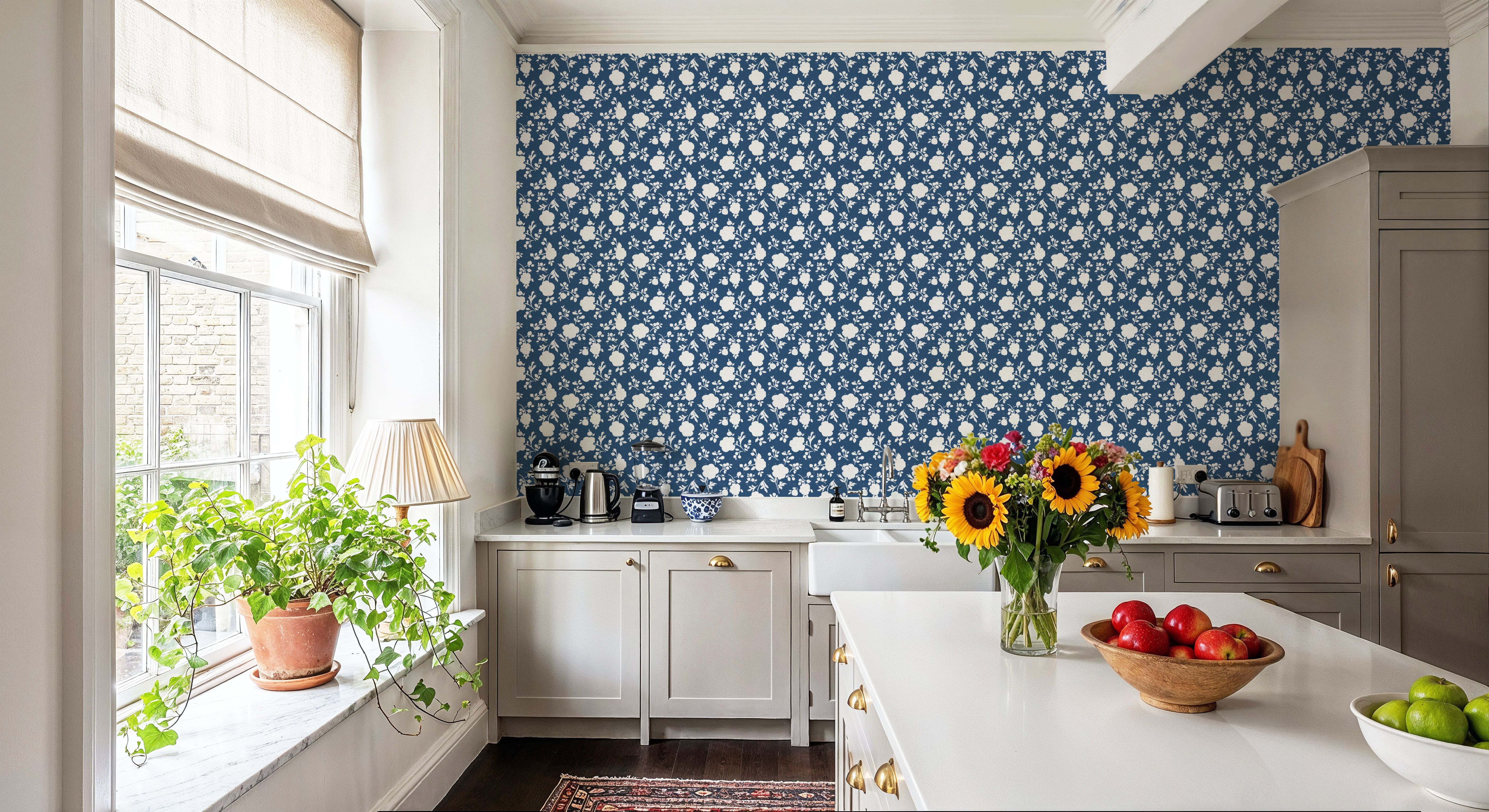 Country Flowery Blue