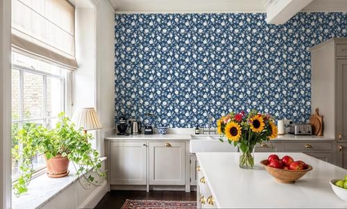 Country Flowery Blue
