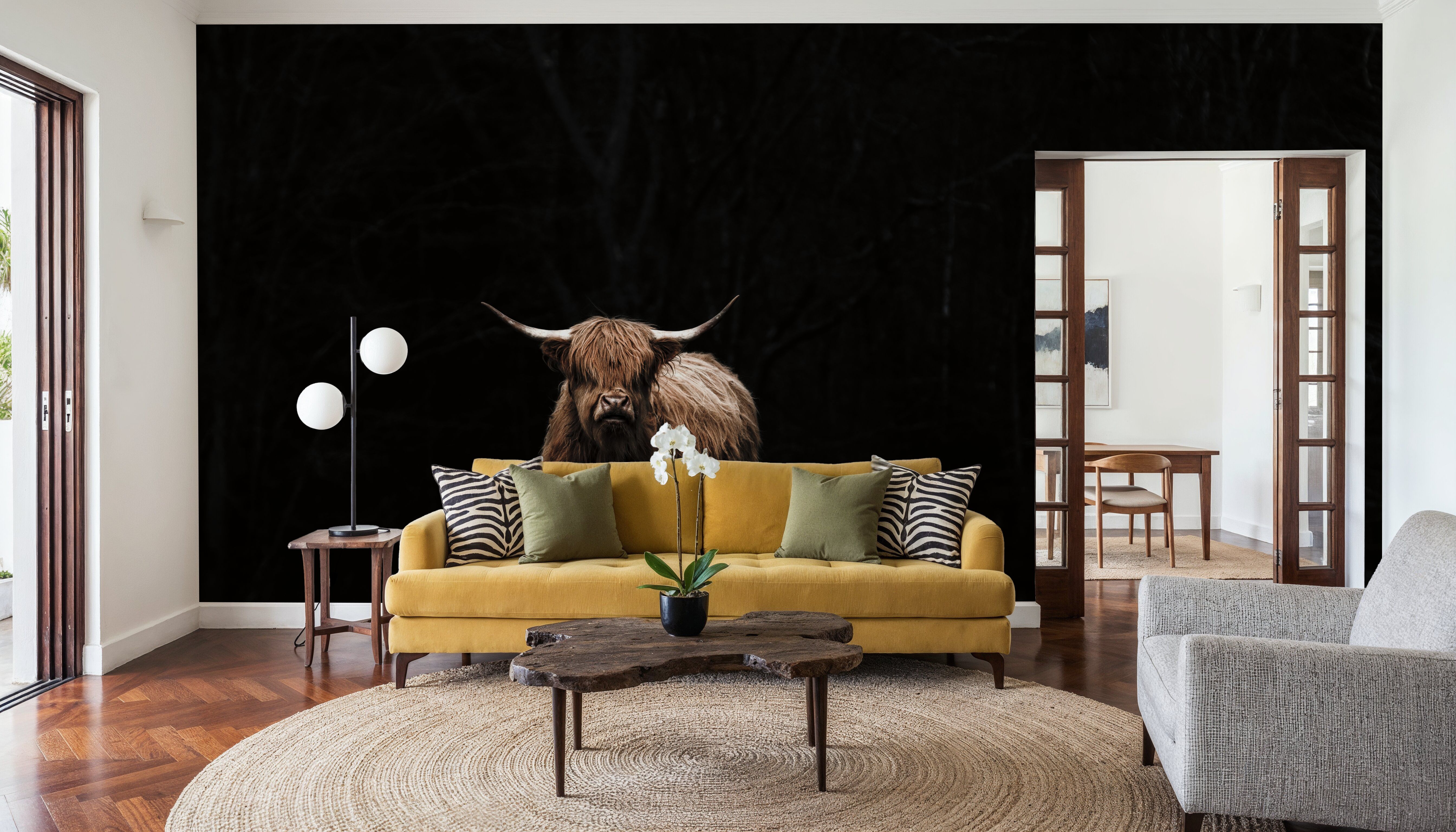 Highland Cow King of the Hill