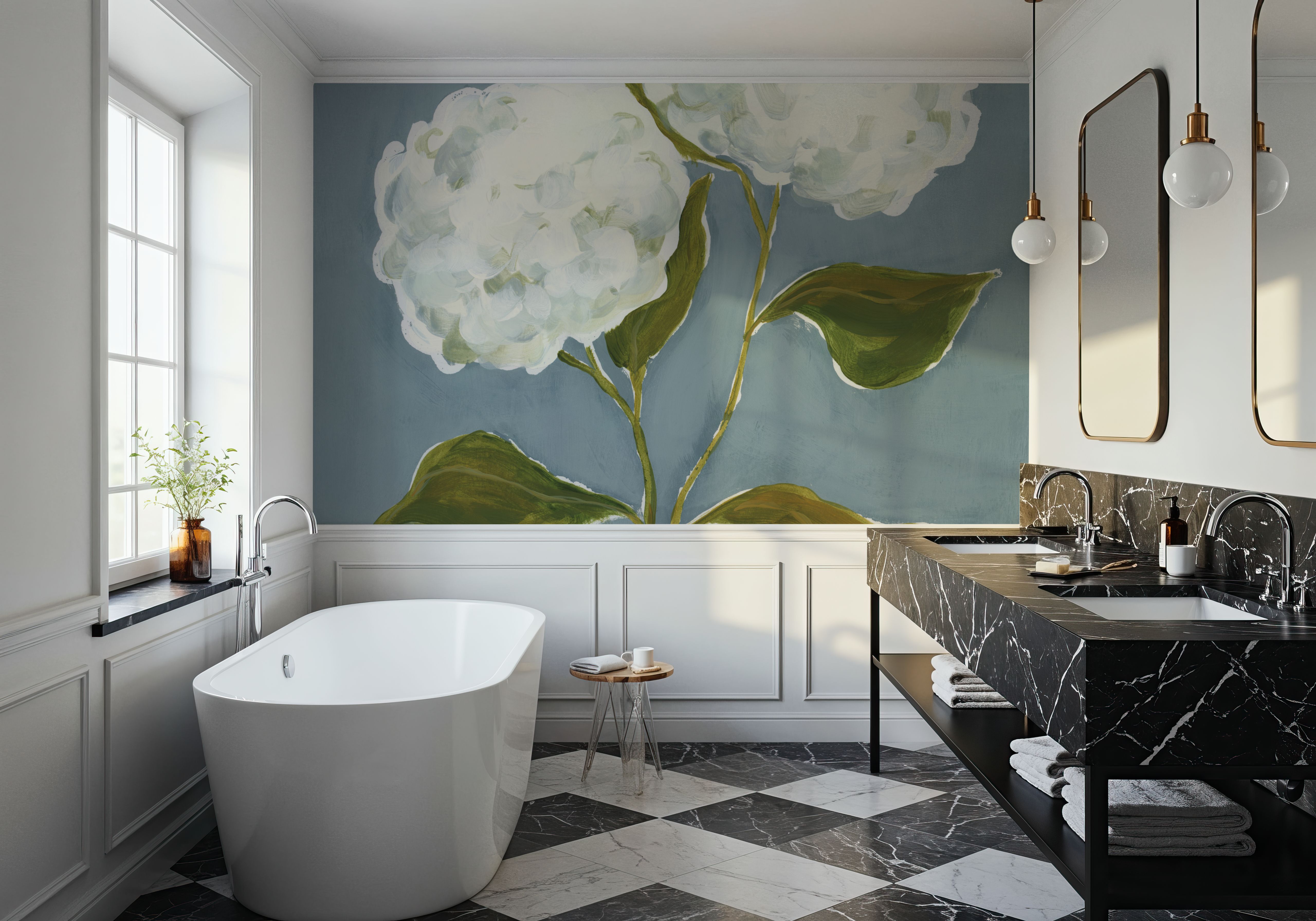 Dusty Blue Hydrangea I