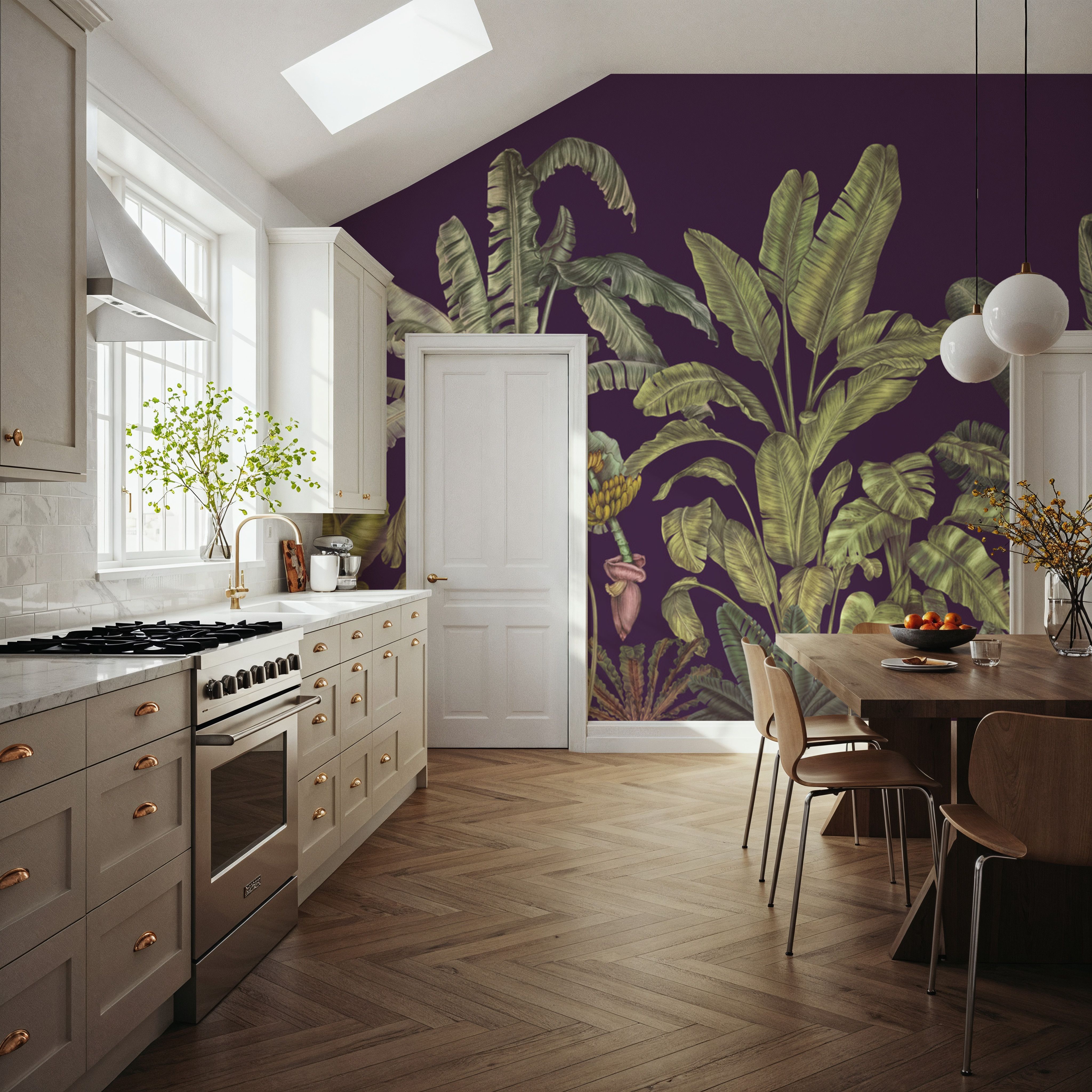 Madagascar Foliage, Plum