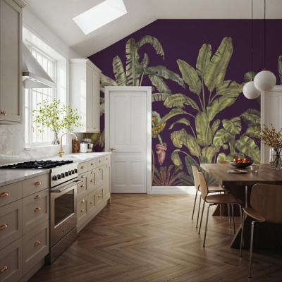 Madagascar Foliage, Plum