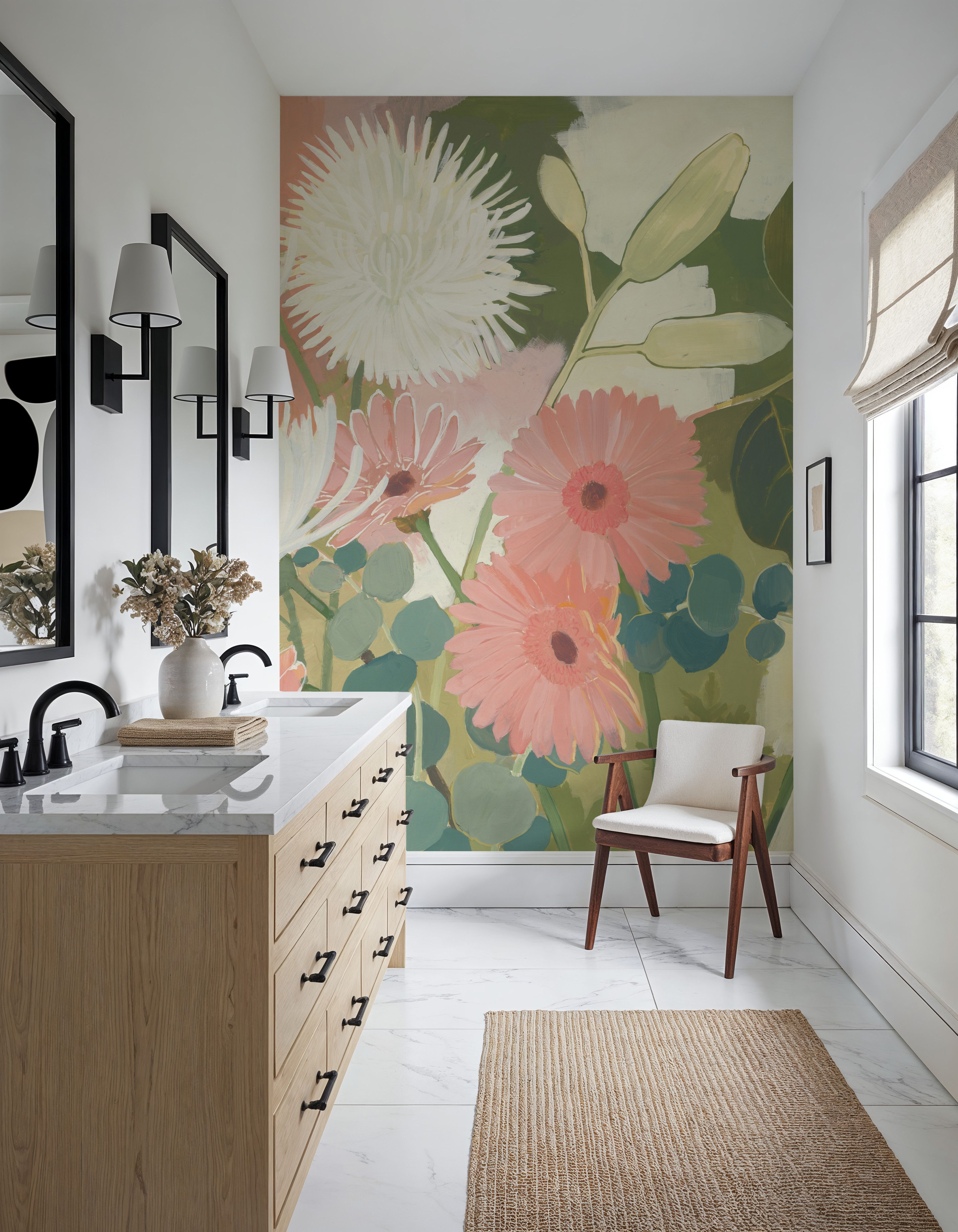 Chrysanthemums and Daisies I