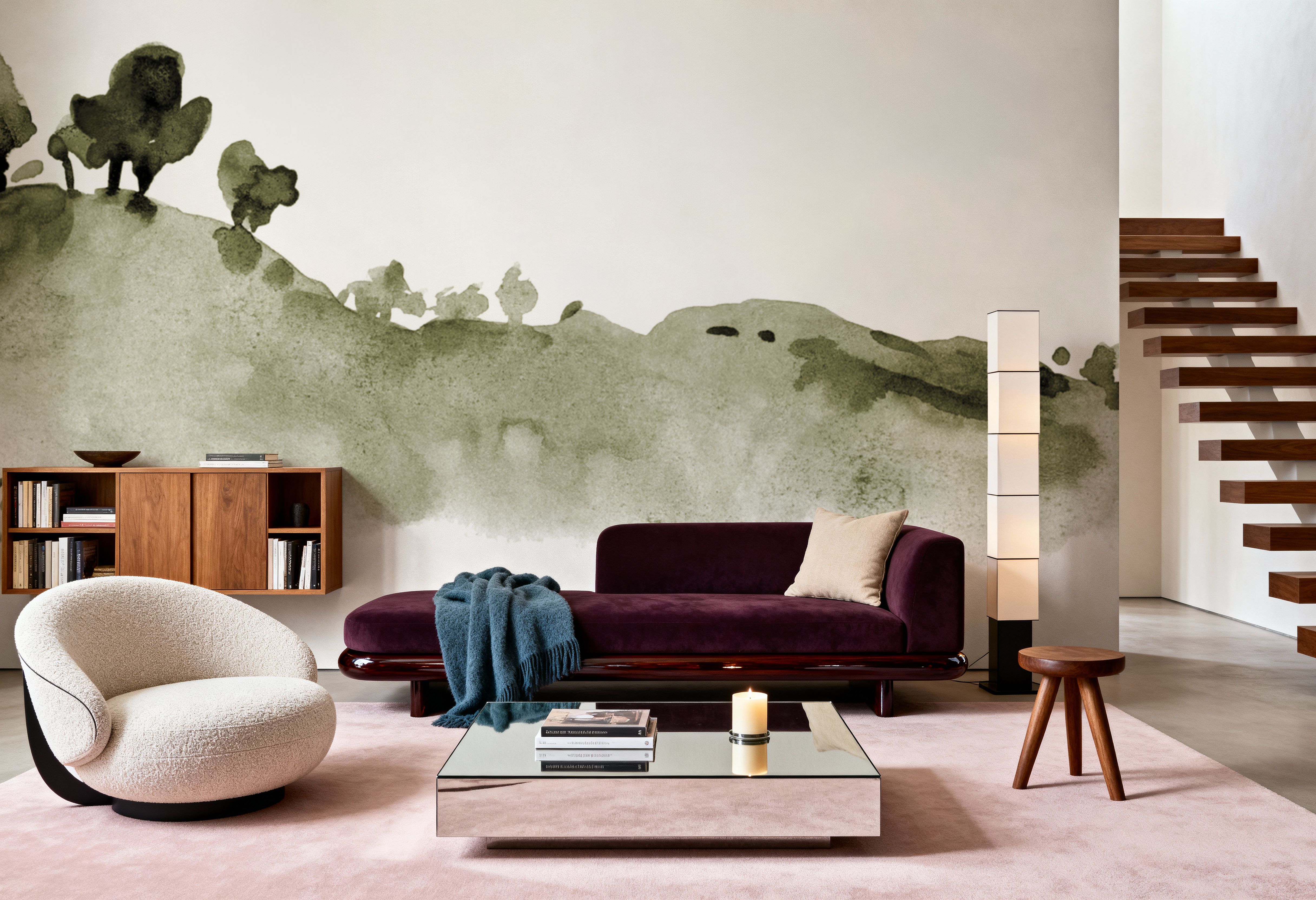 Tranquil Hillside, Olive