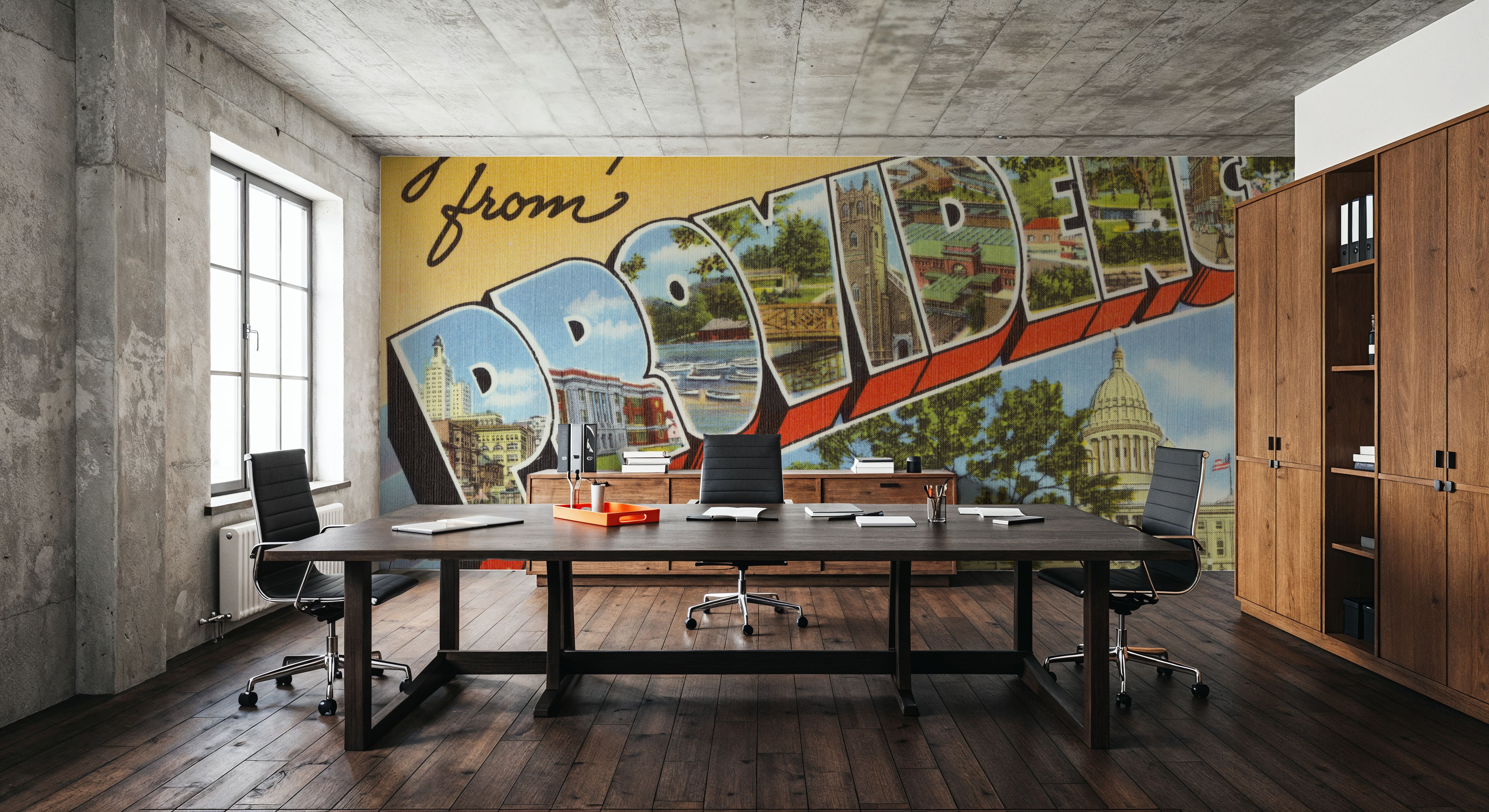 Greetings from Providence - Screenprint Postcard