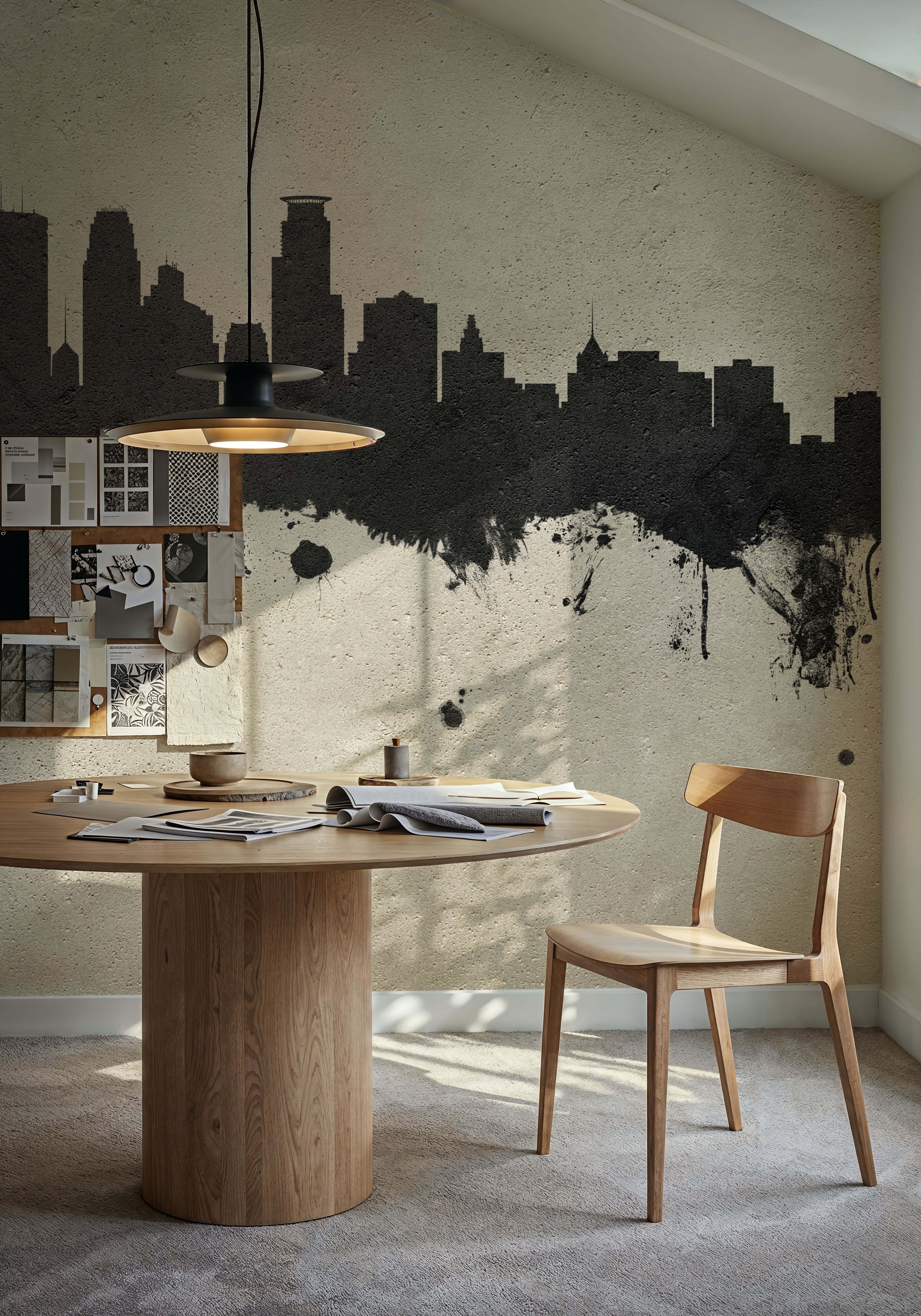 Minneapolis Minnesota Skyline Concrete