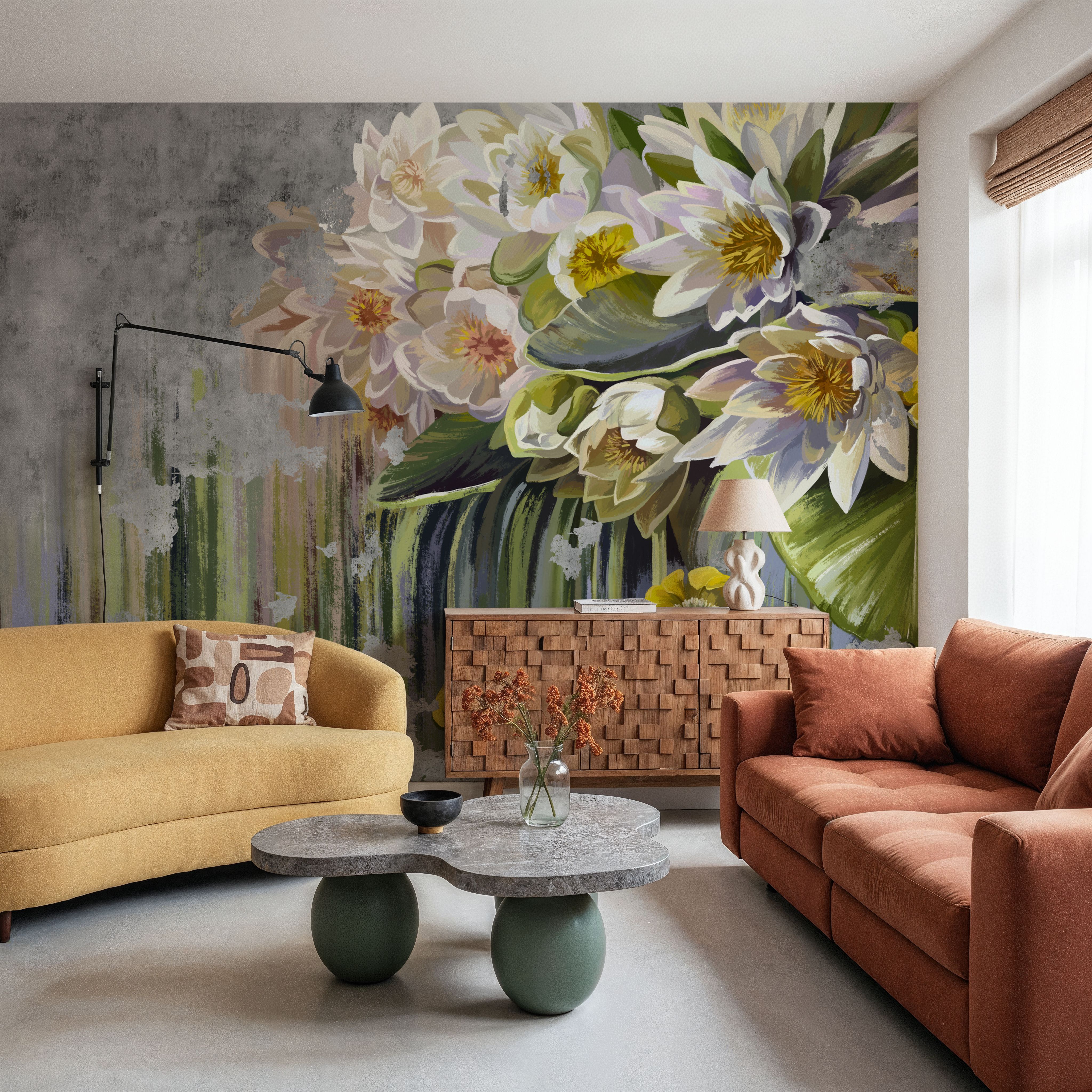 Painted Vintage Lilies