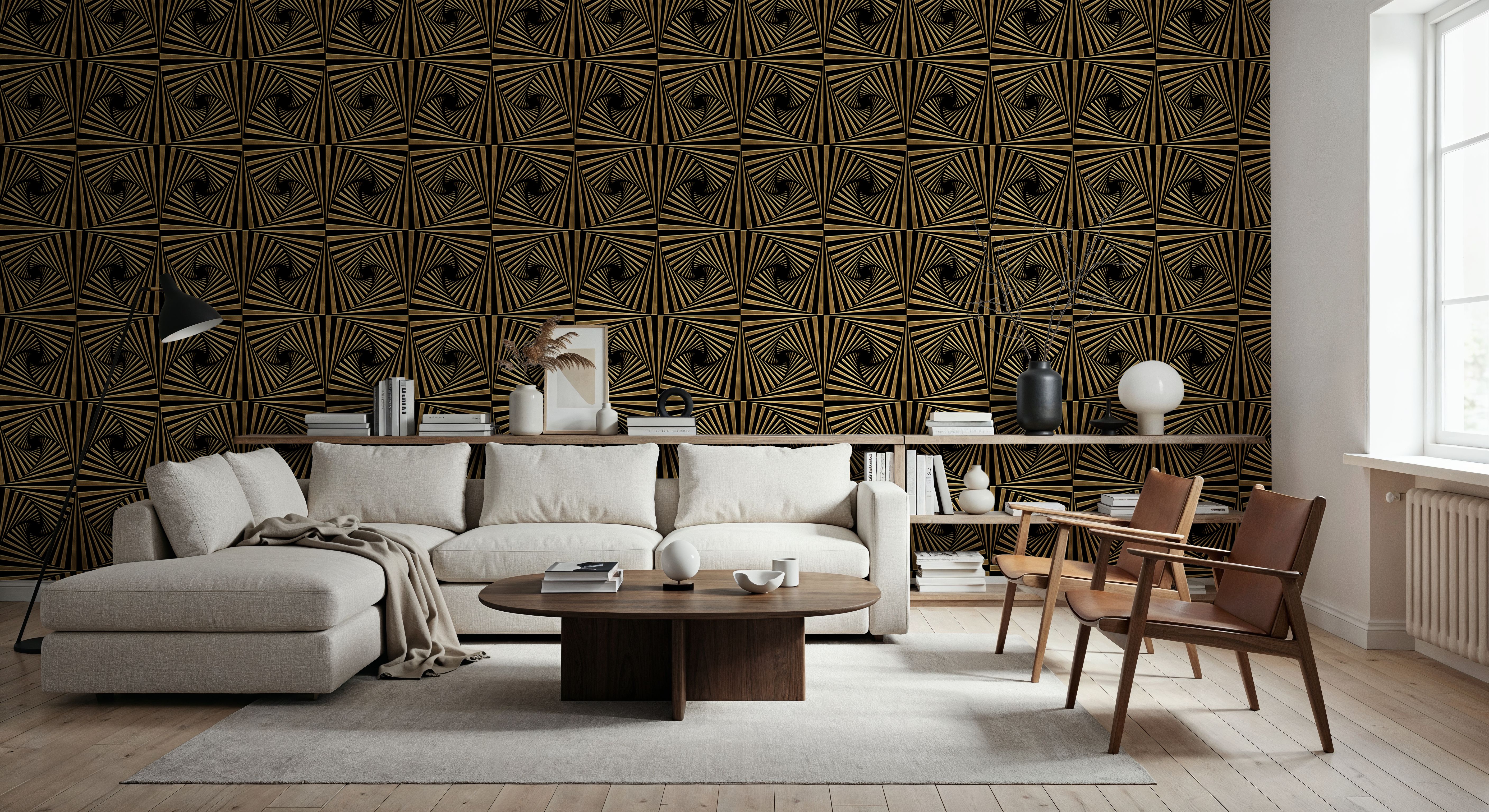 Art Deco Fans, Pattern