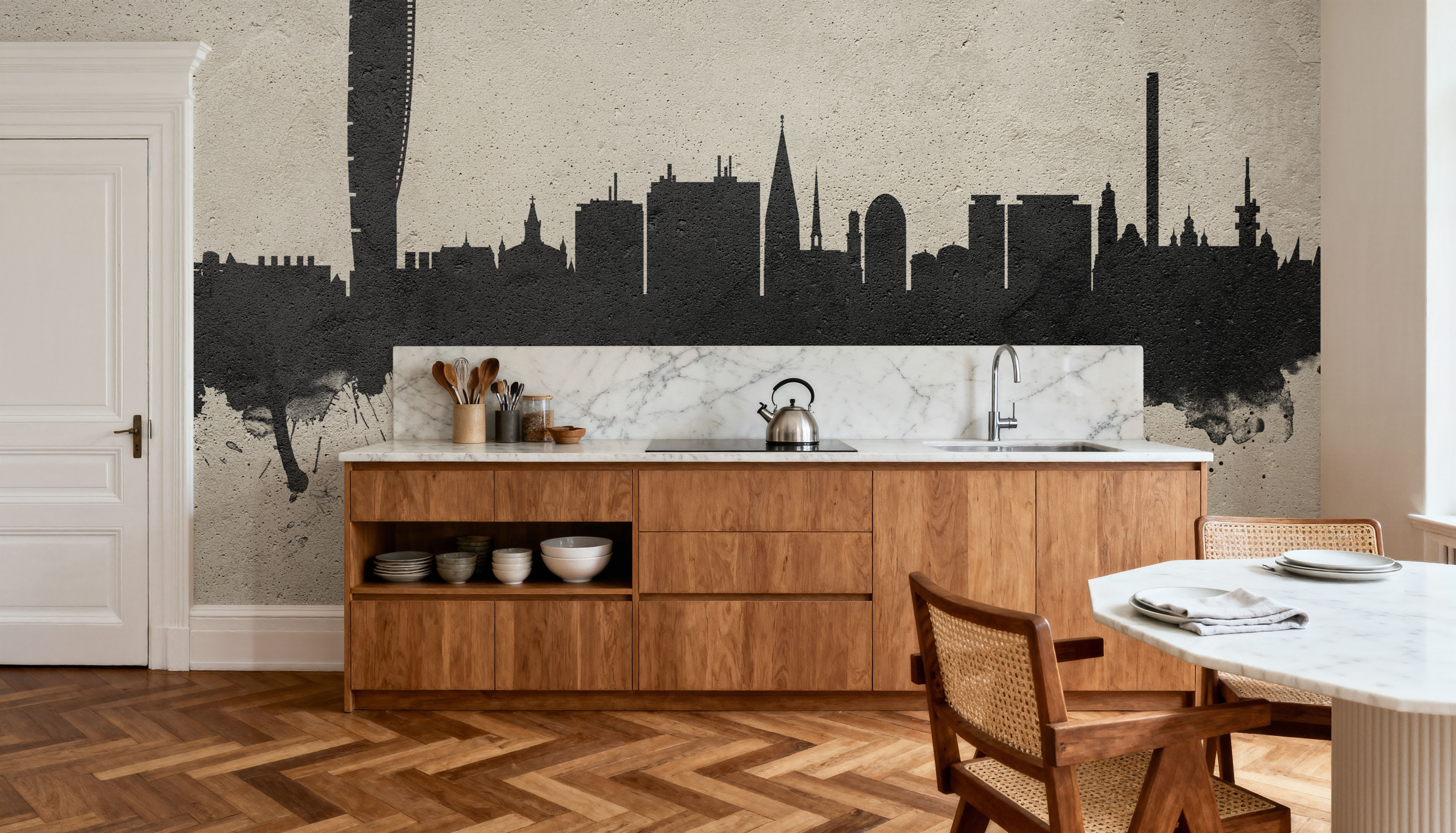 Malmö Sweden Skyline Concrete