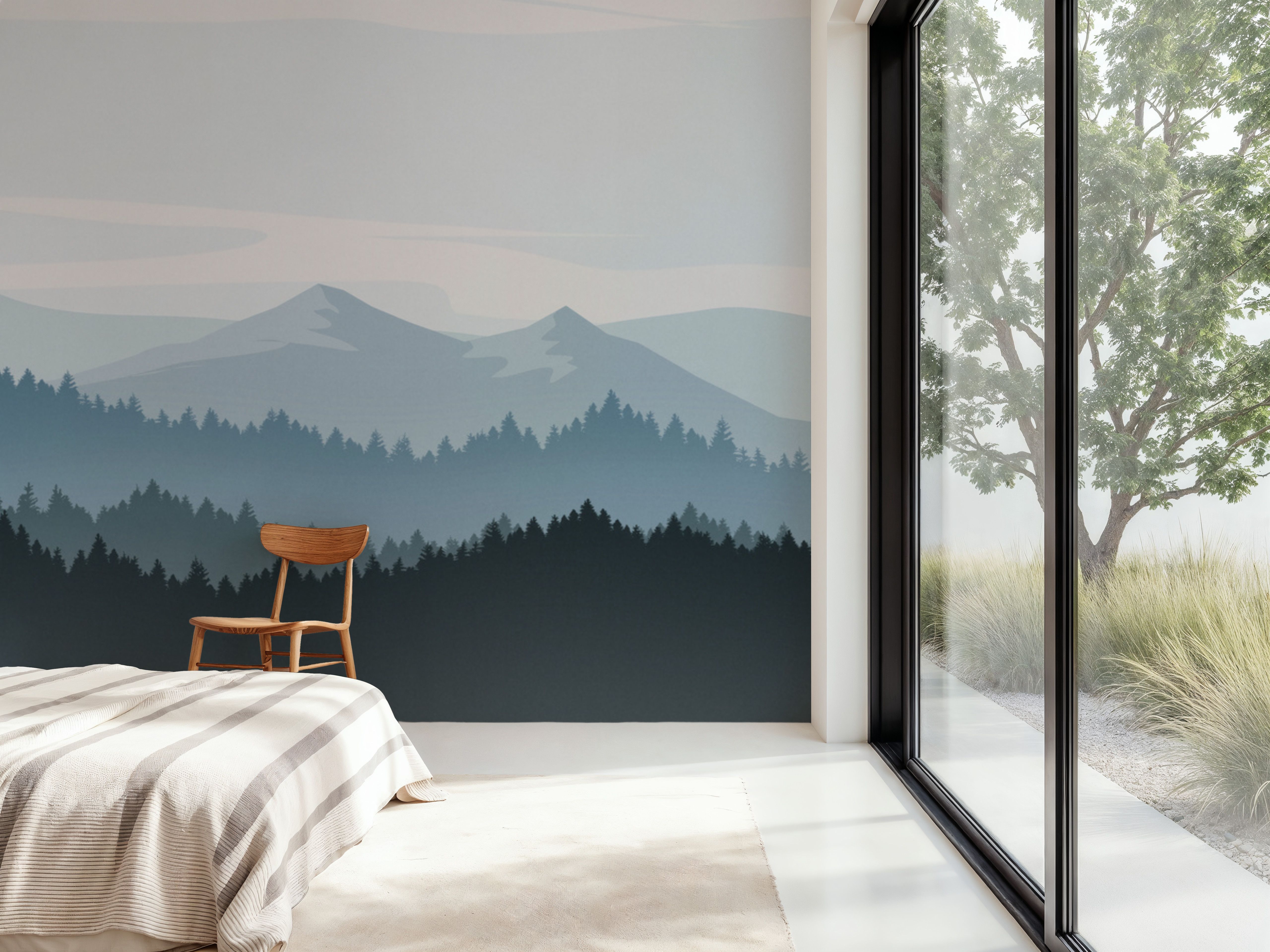 Mountain Blues in Paper