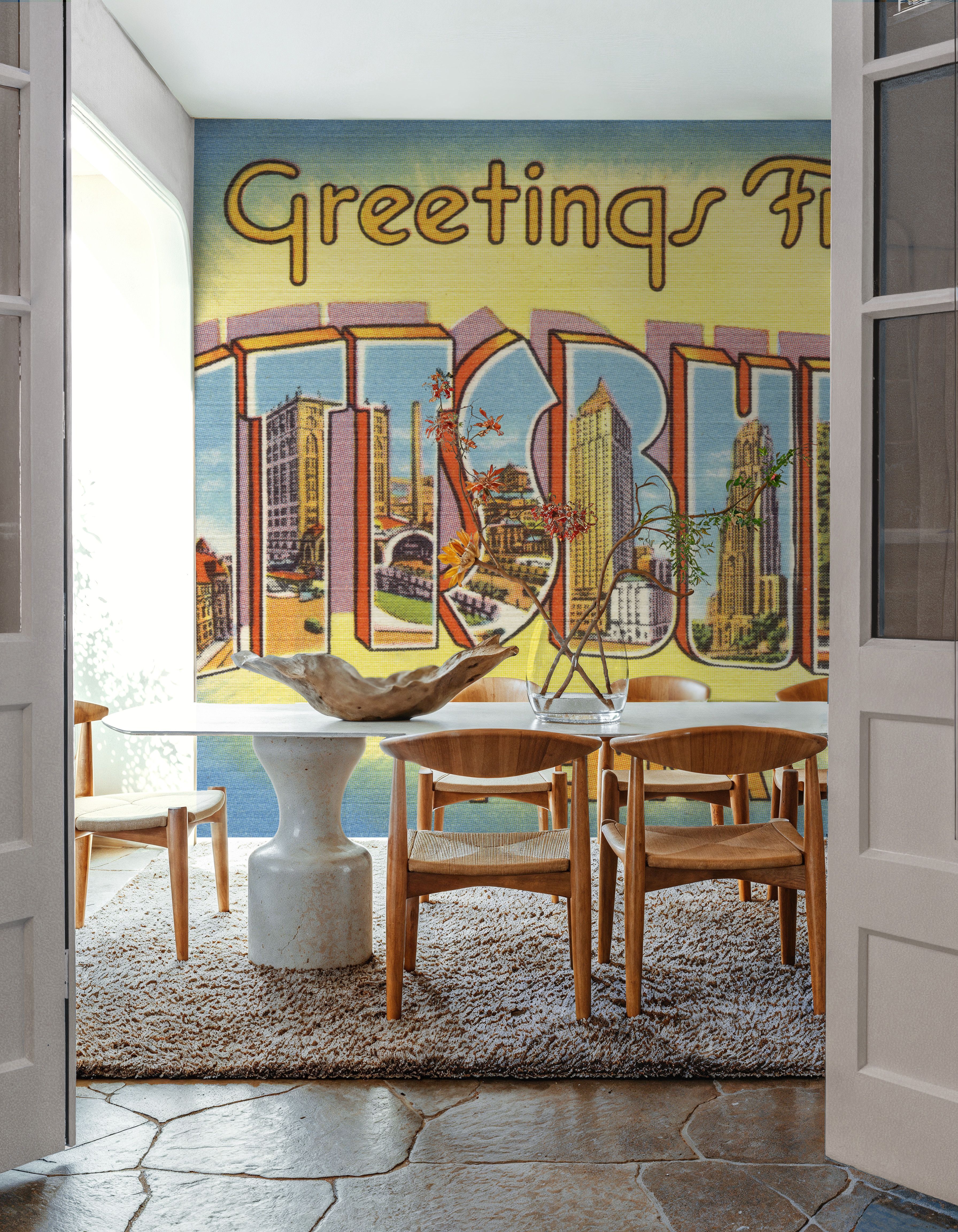 Greetings from Pittsburgh - Screenprint Postcard