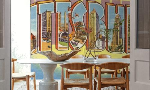 Greetings from Pittsburgh - Screenprint Postcard