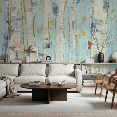 Far From Blue III Gold Leaves