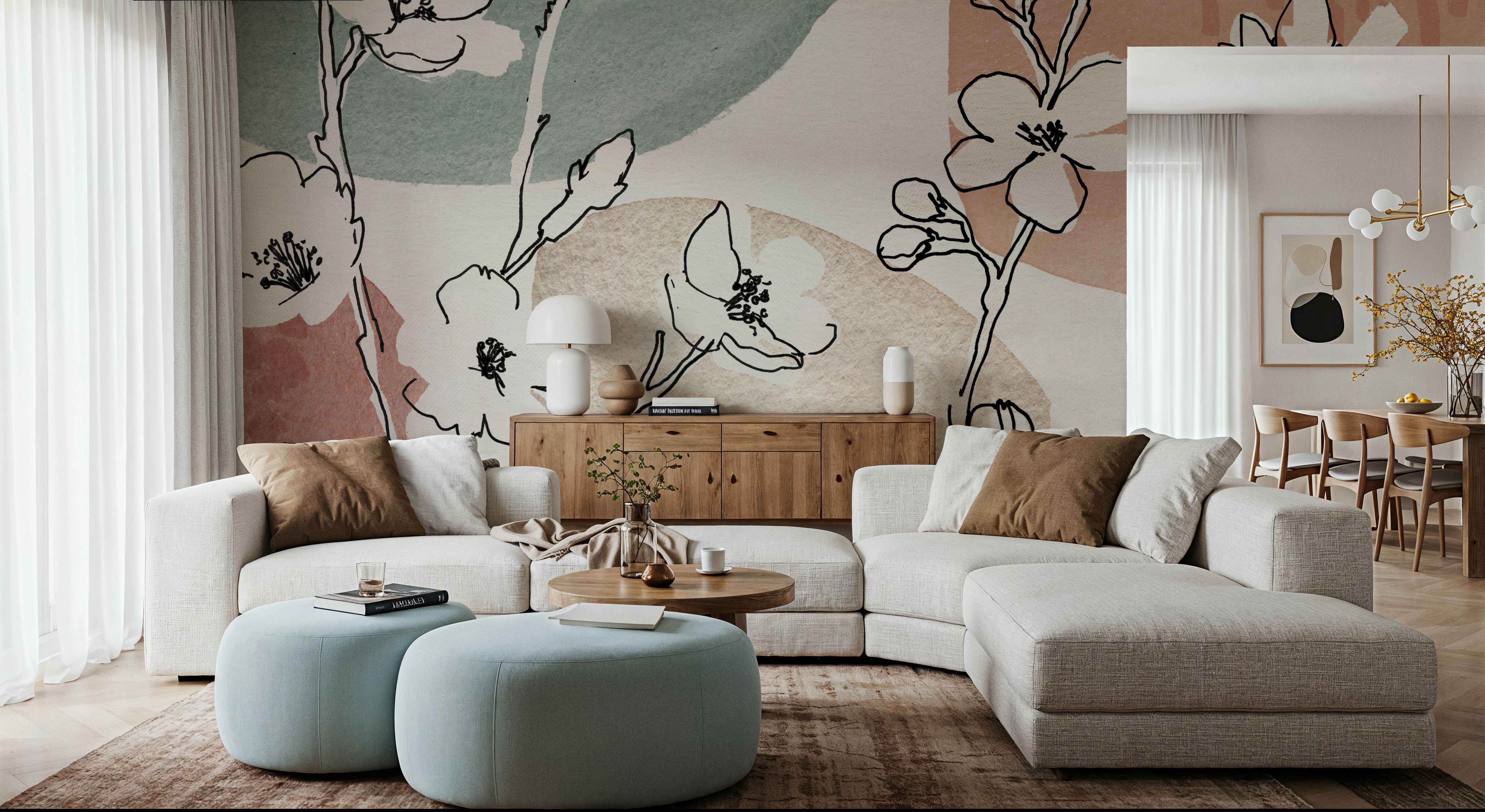 Soft Floral Figures