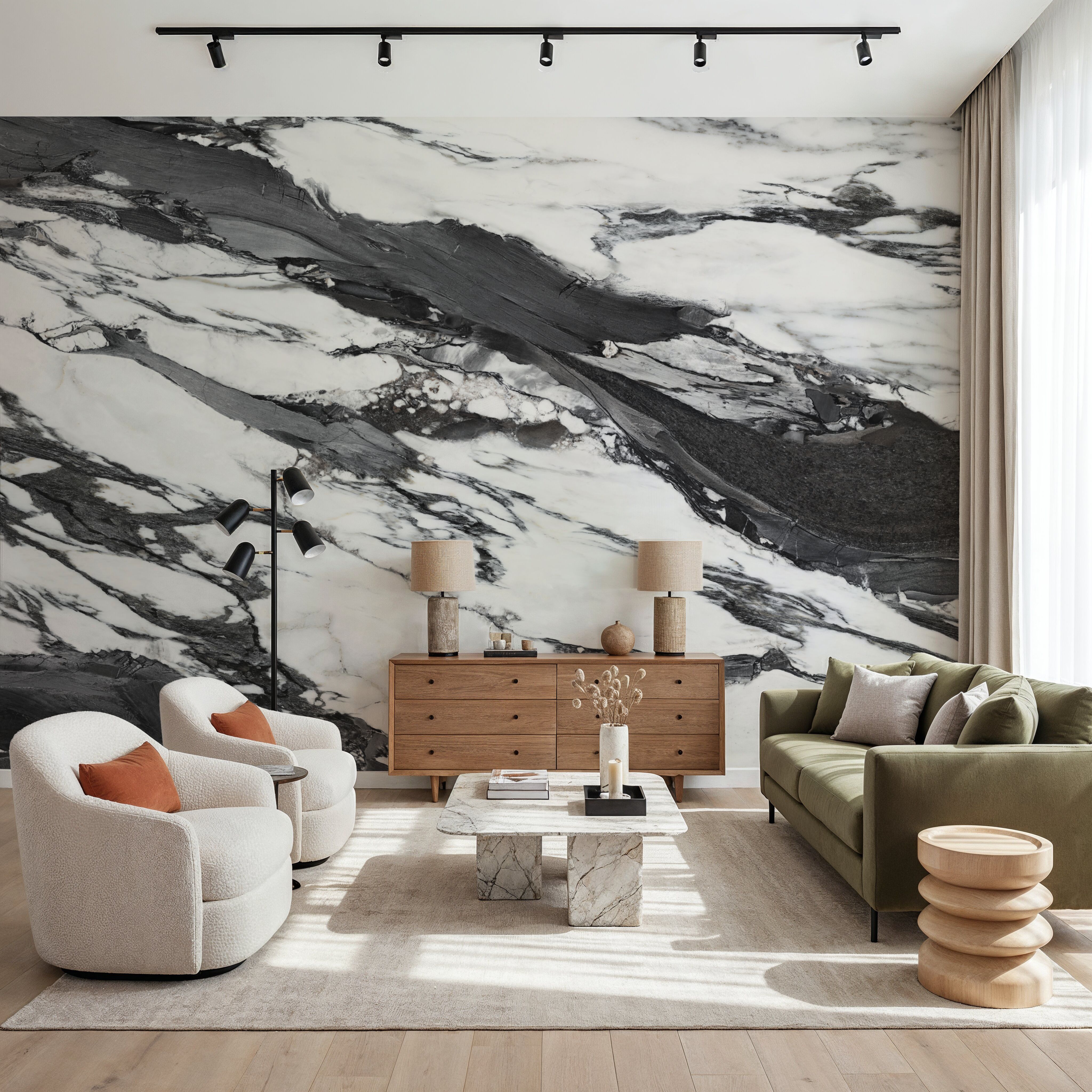 Panda White Marble