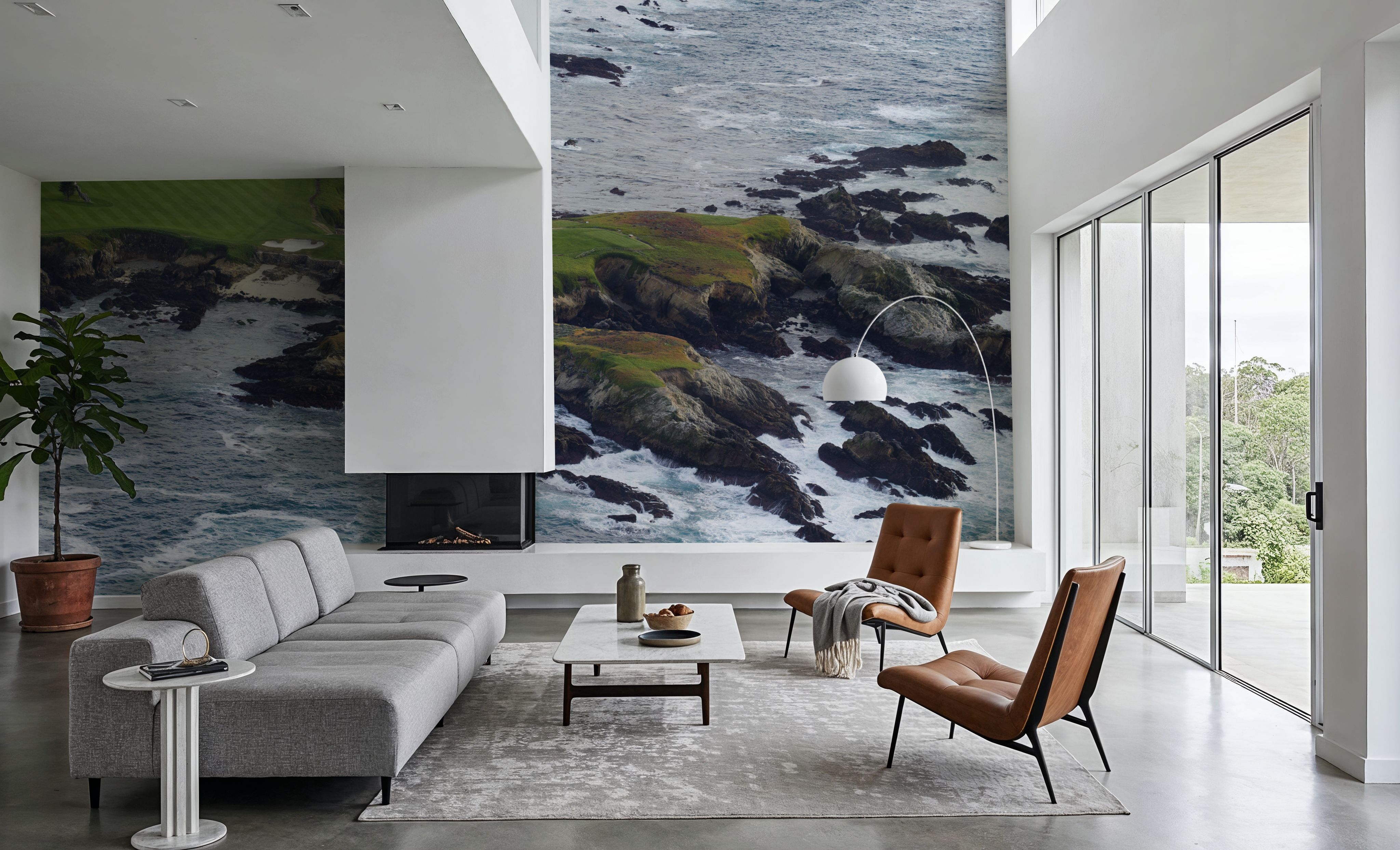 Coastal Fairways, Papier peint